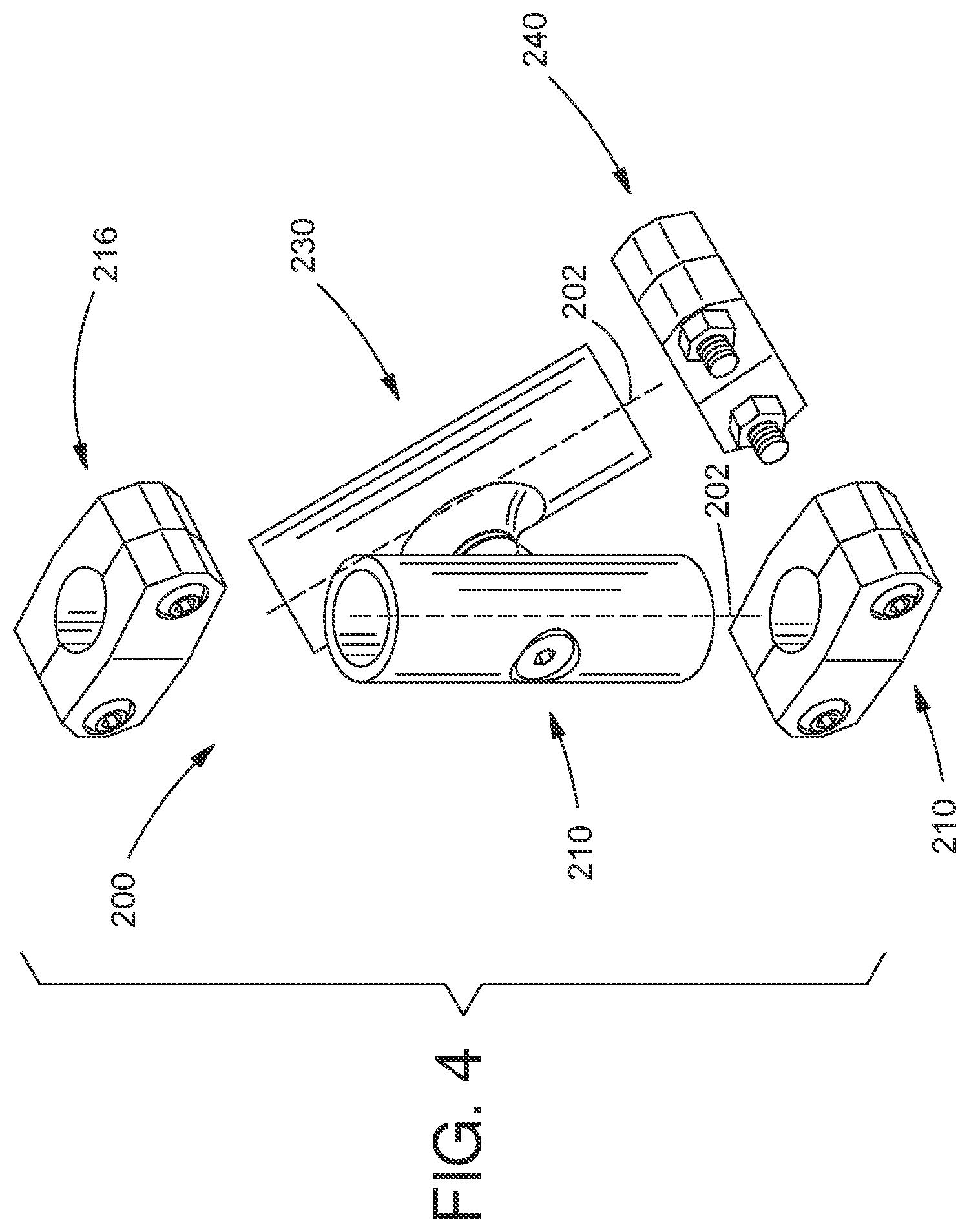 Patent US12317779 Figure 4 – Swivel coupling device for rakes and other yard tools