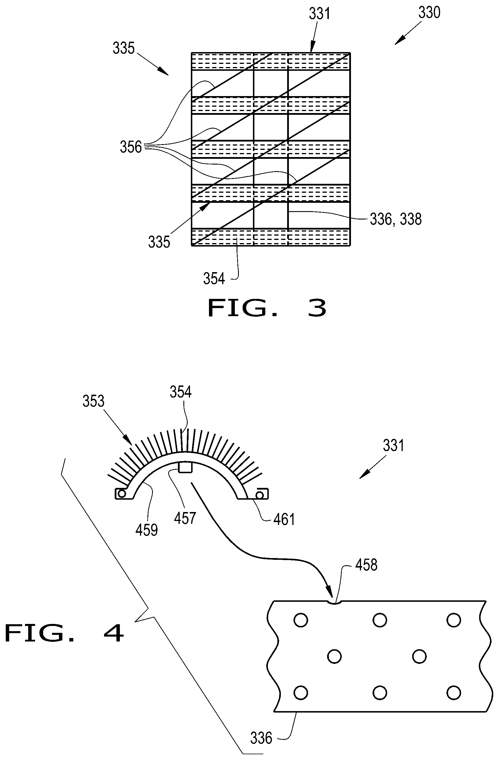 Patent US12317780 Figure 3 – Brush system for a threshing and separating system of an agricultural harvester