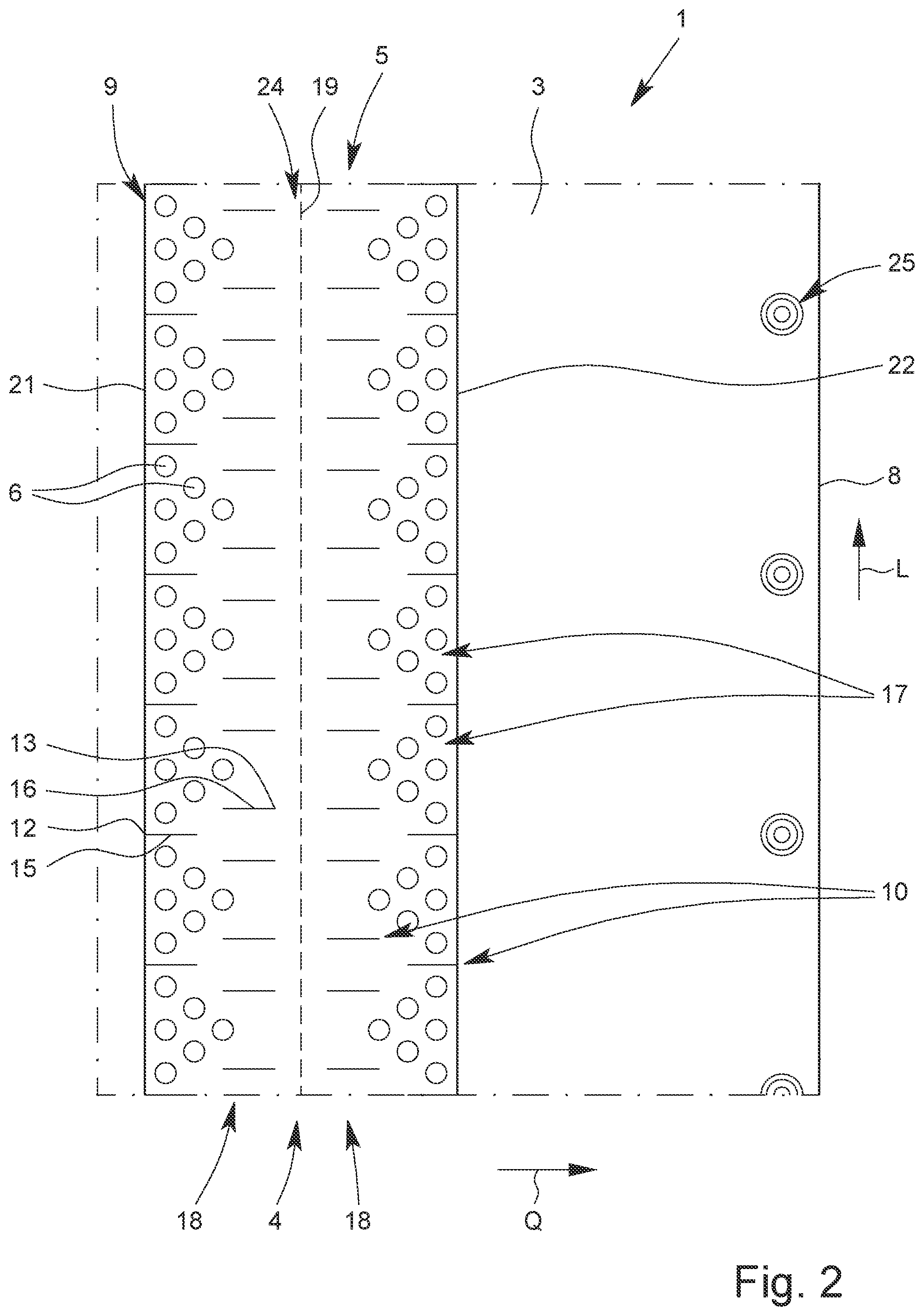 Patent US12317782 Figure 2 – Elongated sheet for covering agricultural cultivated plants