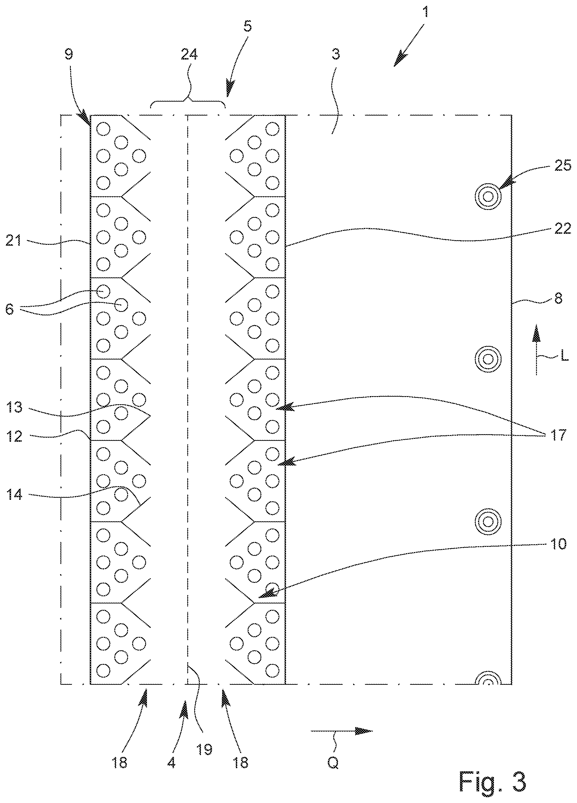 Patent US12317782 Figure 3 – Elongated sheet for covering agricultural cultivated plants