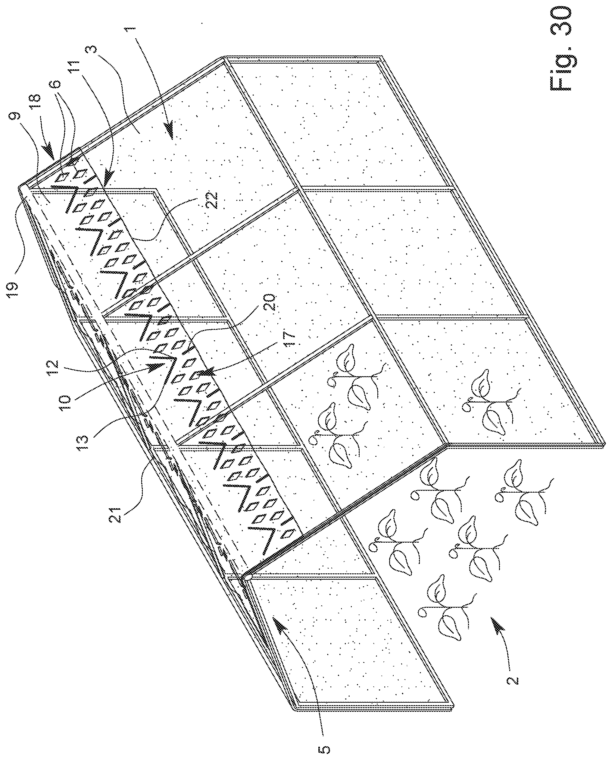 Patent US12317782 Figure 12 – Elongated sheet for covering agricultural cultivated plants