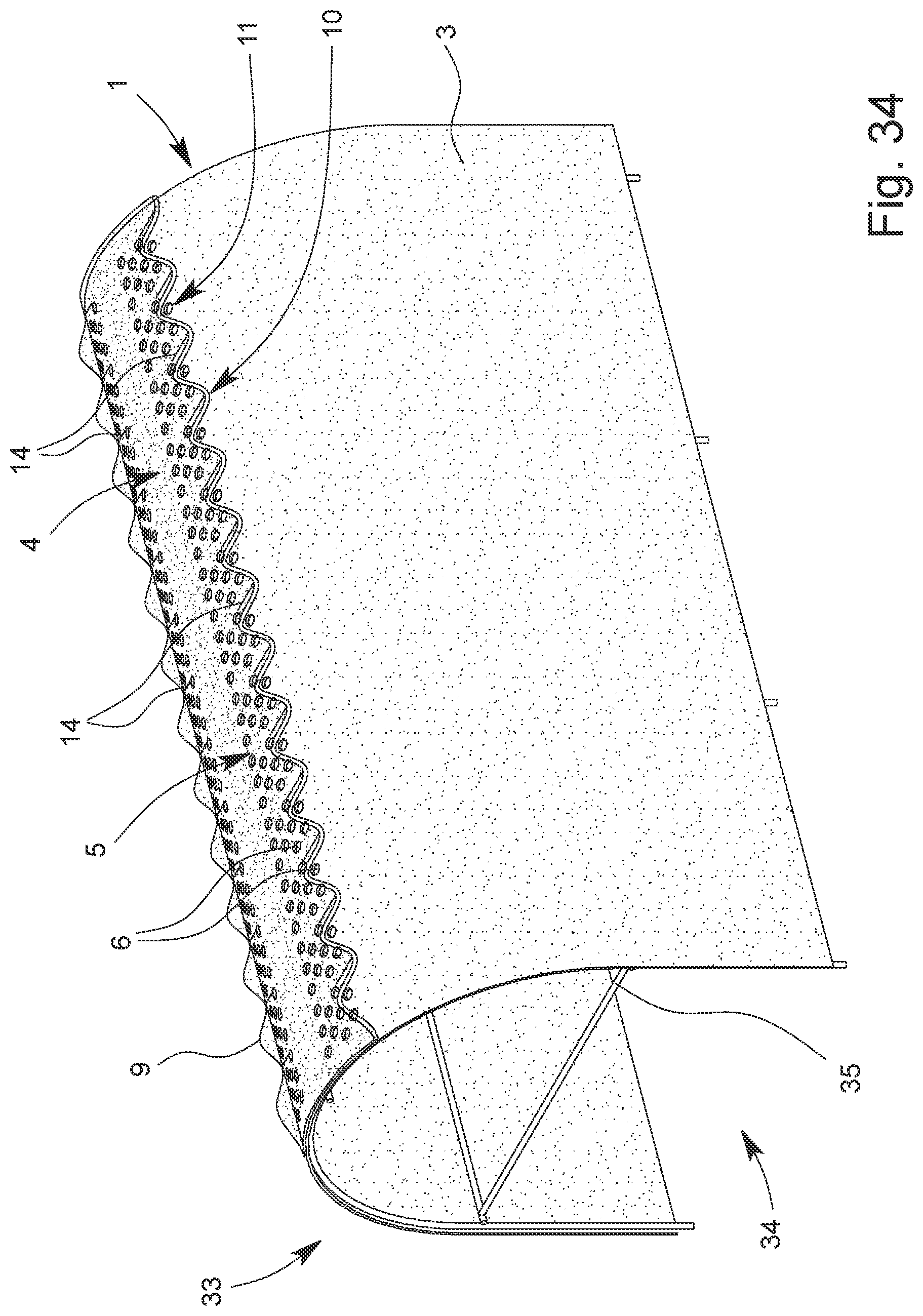 Patent US12317782 Figure 15 – Elongated sheet for covering agricultural cultivated plants