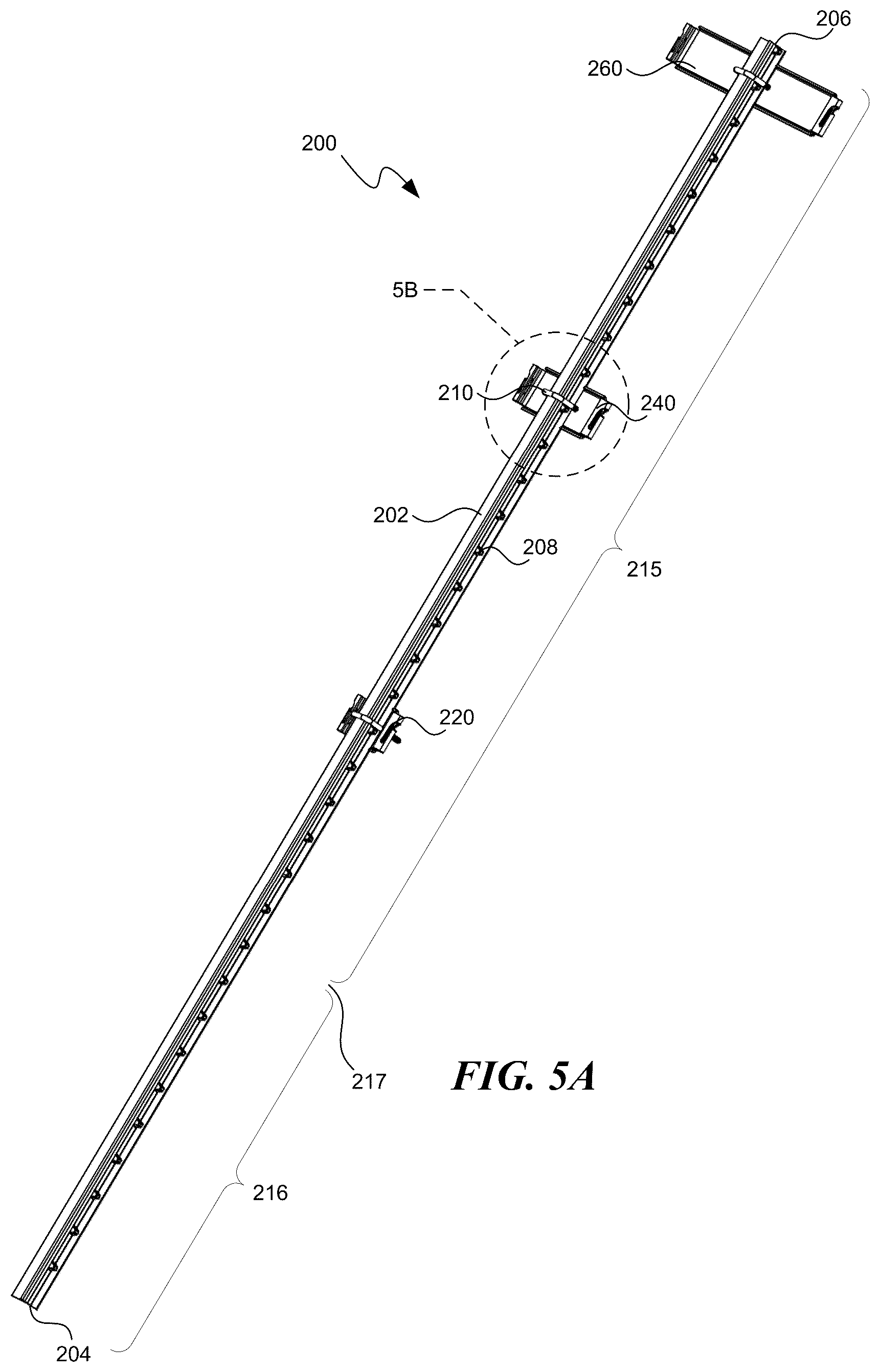 Patent US12317783 Figure 8 – Agricultural trellis systems, and associated devices and methods