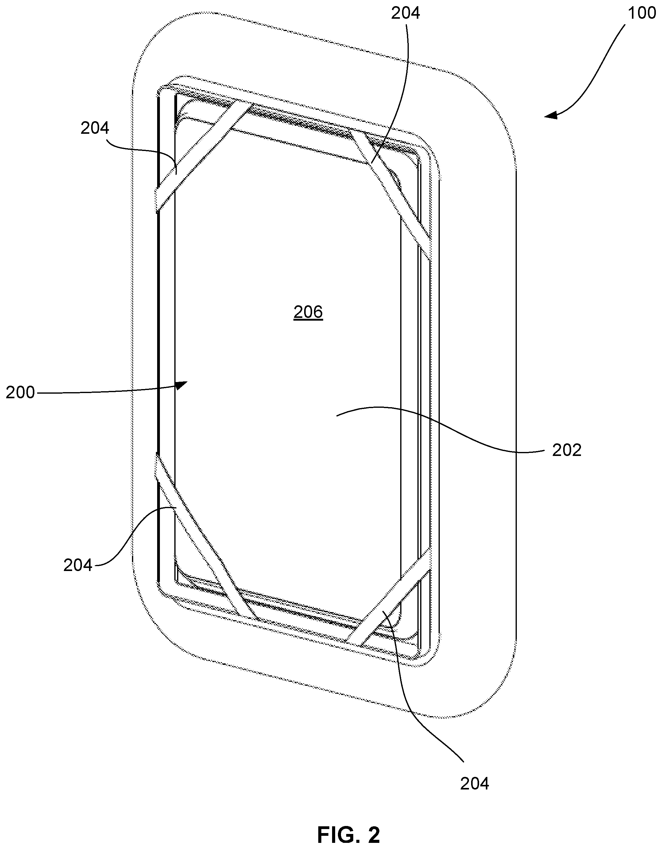 Patent US12317858 Figure 2 – Animal bed assembly