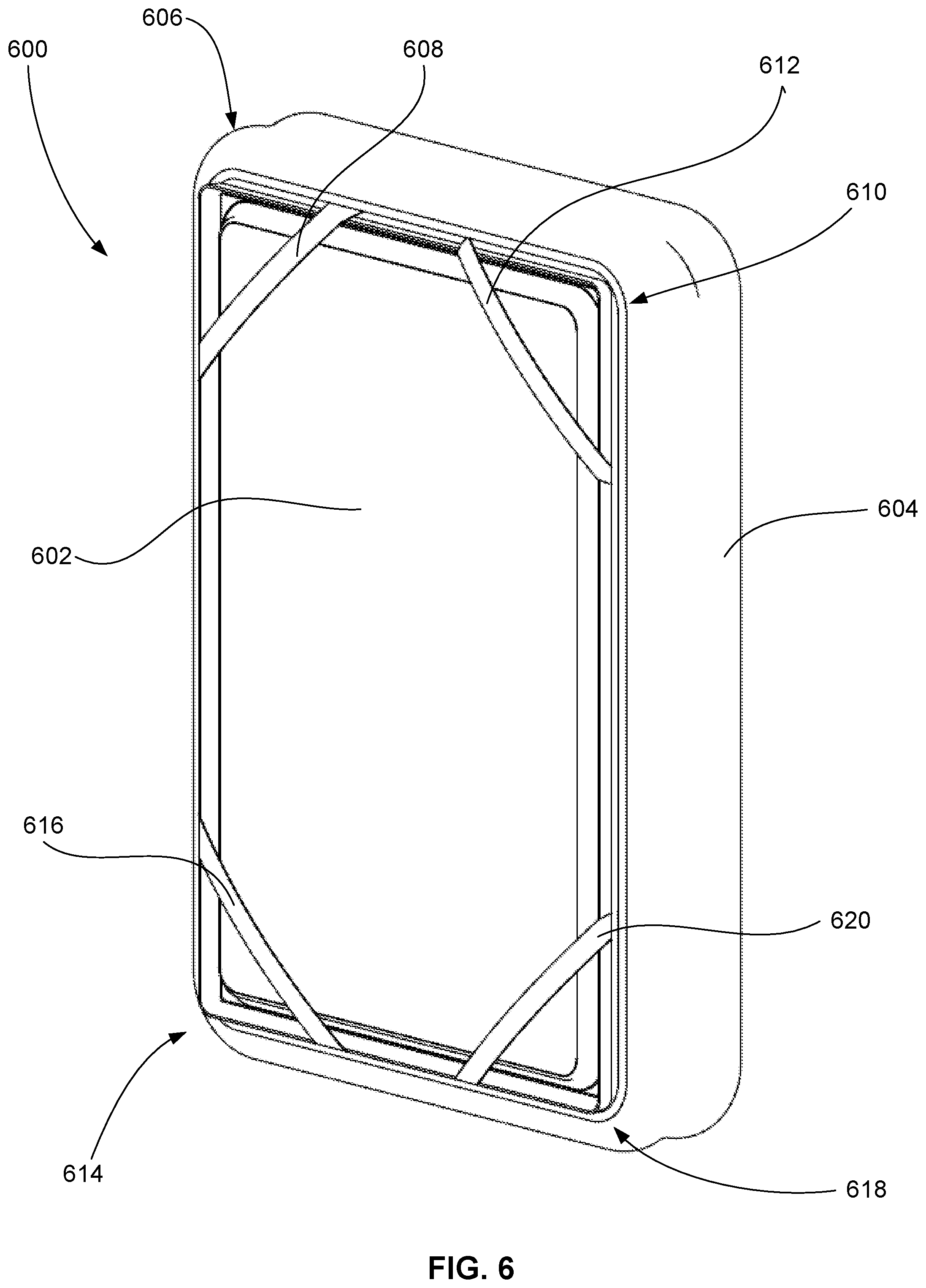 Patent US12317858 Figure 6 – Animal bed assembly