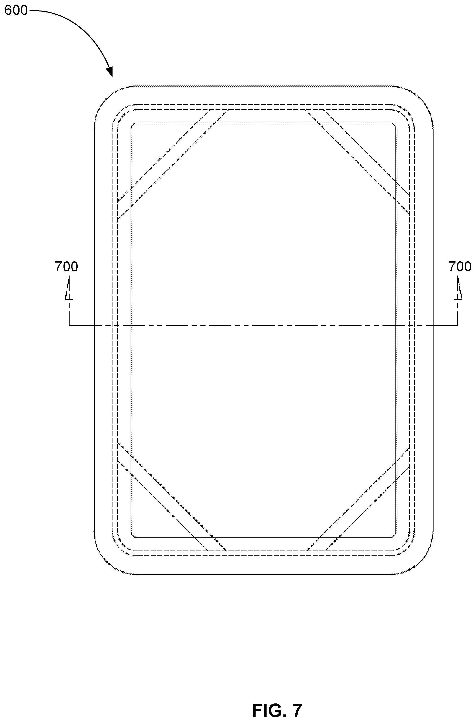 Patent US12317858 Figure 7 – Animal bed assembly