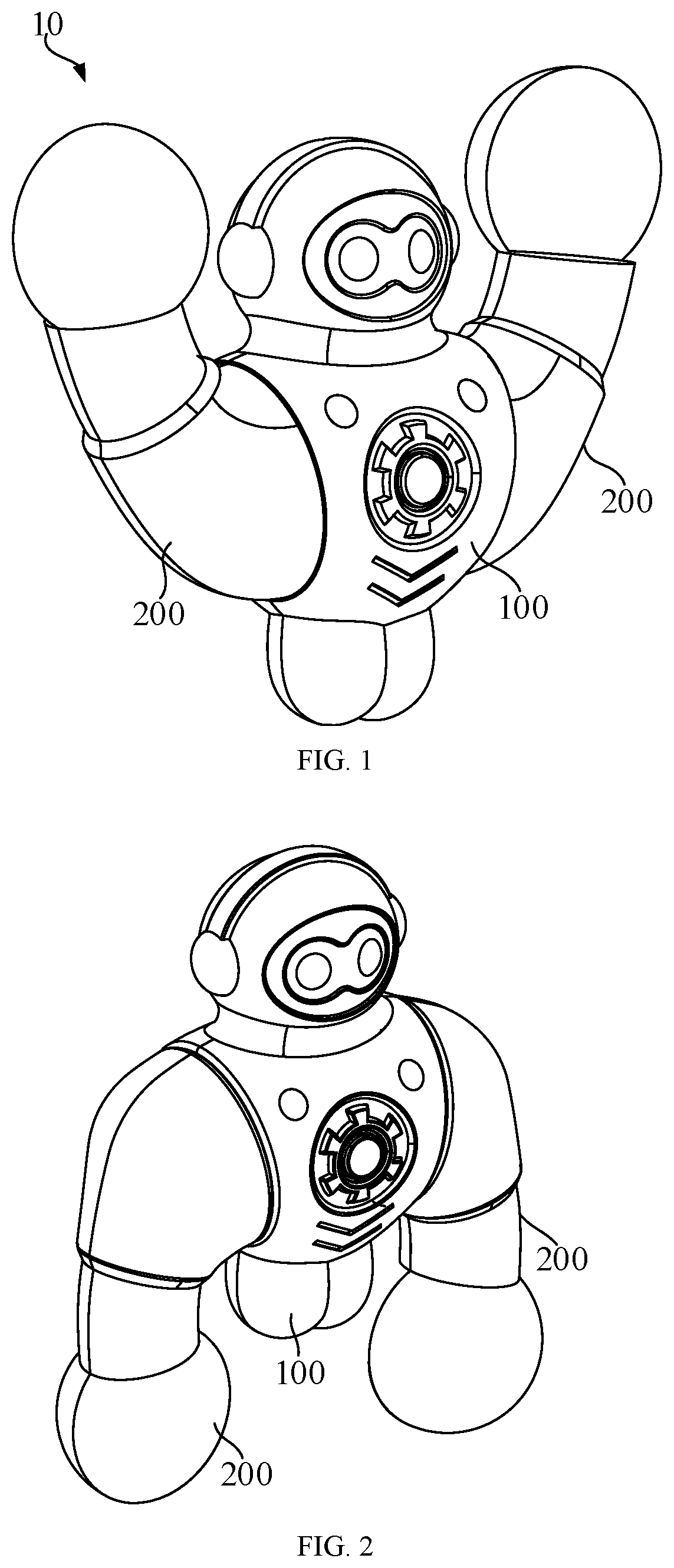 Patent US12317861 Figure 1 – Pet chew toy