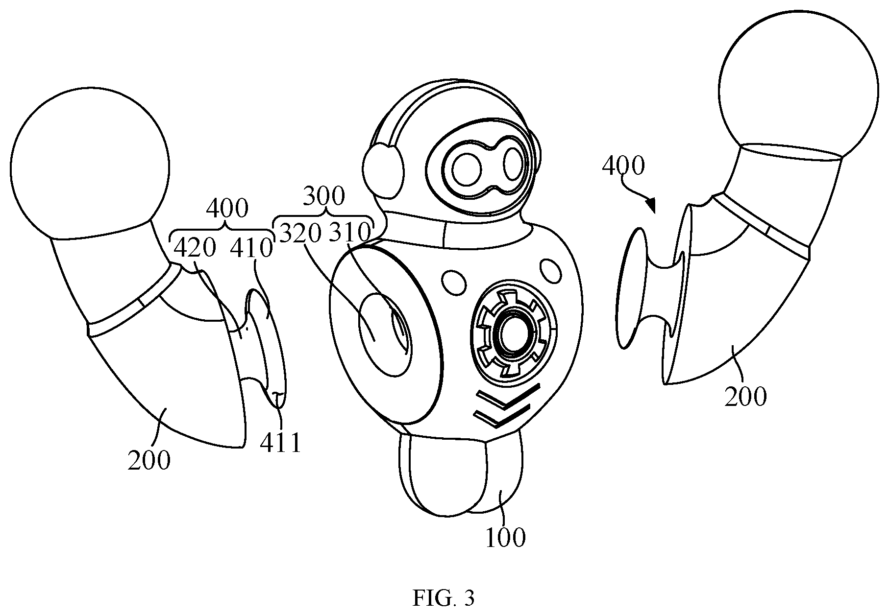 Patent US12317861 Figure 2 – Pet chew toy