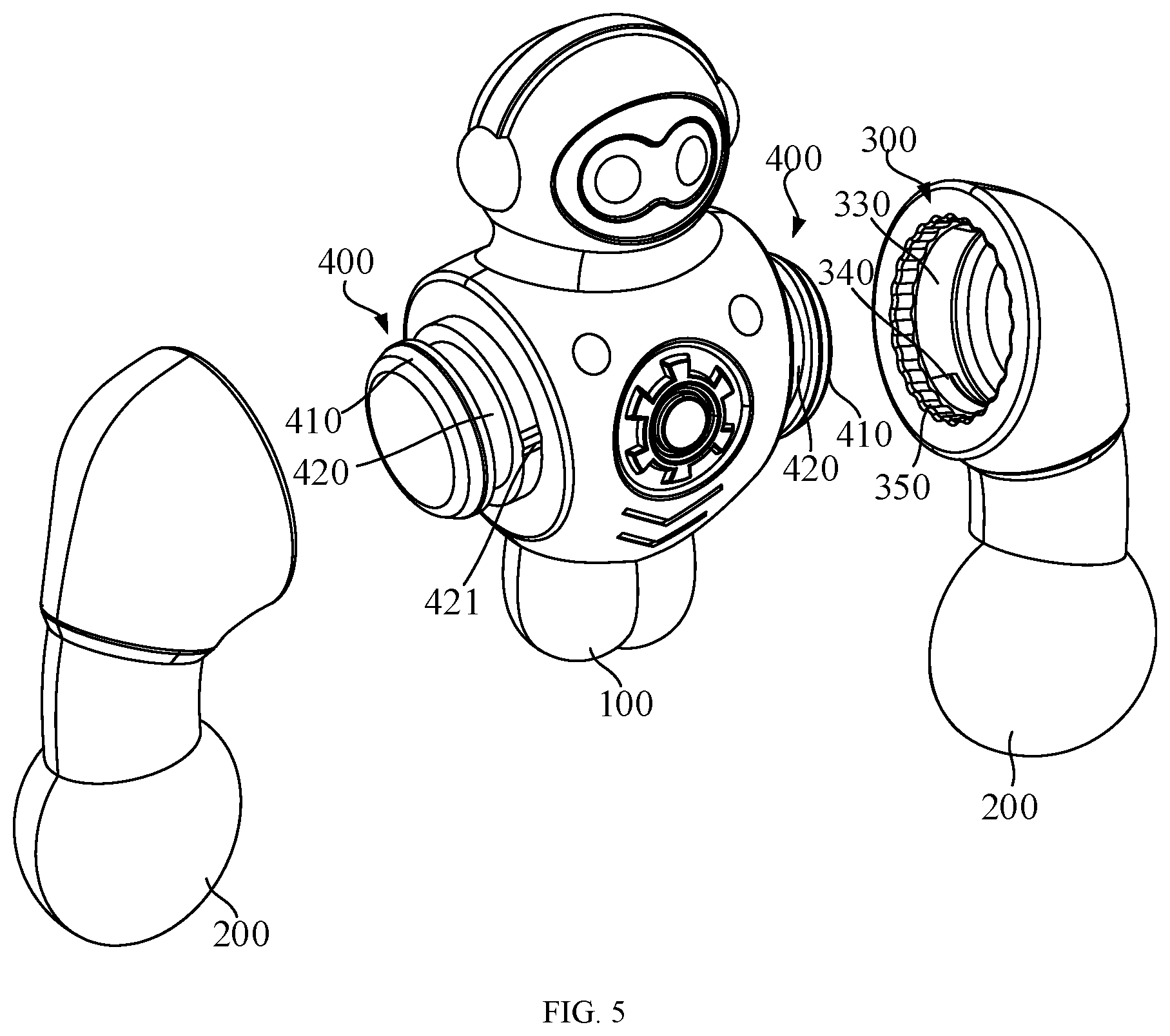 Patent US12317861 Figure 4 – Pet chew toy