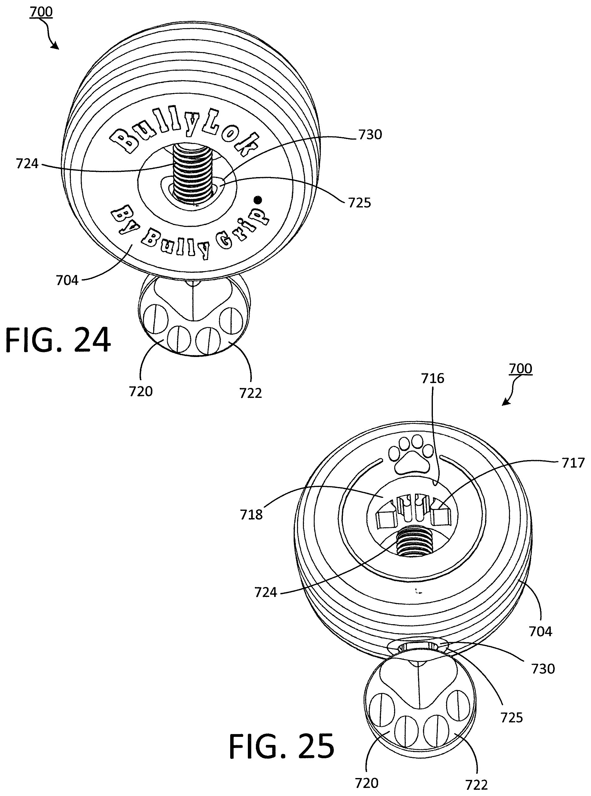 Patent US12317862 Figure 8 – Pet treat holder and safety device