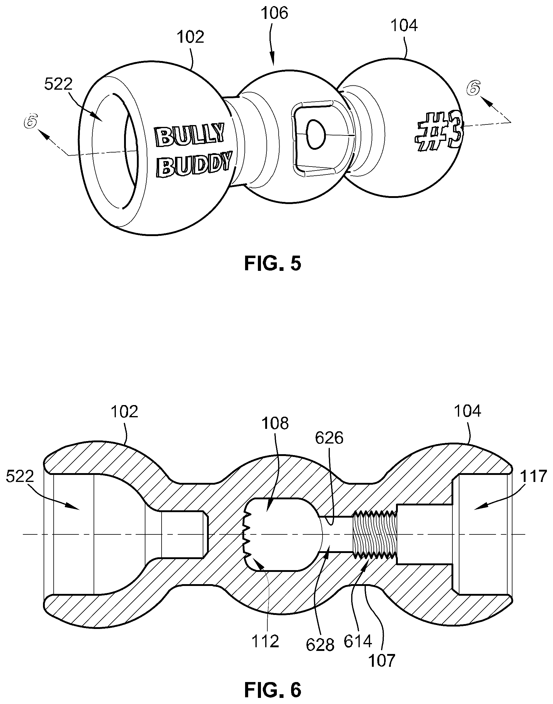 Patent US12317863 Figure 3 – Pet treat holder and safety device