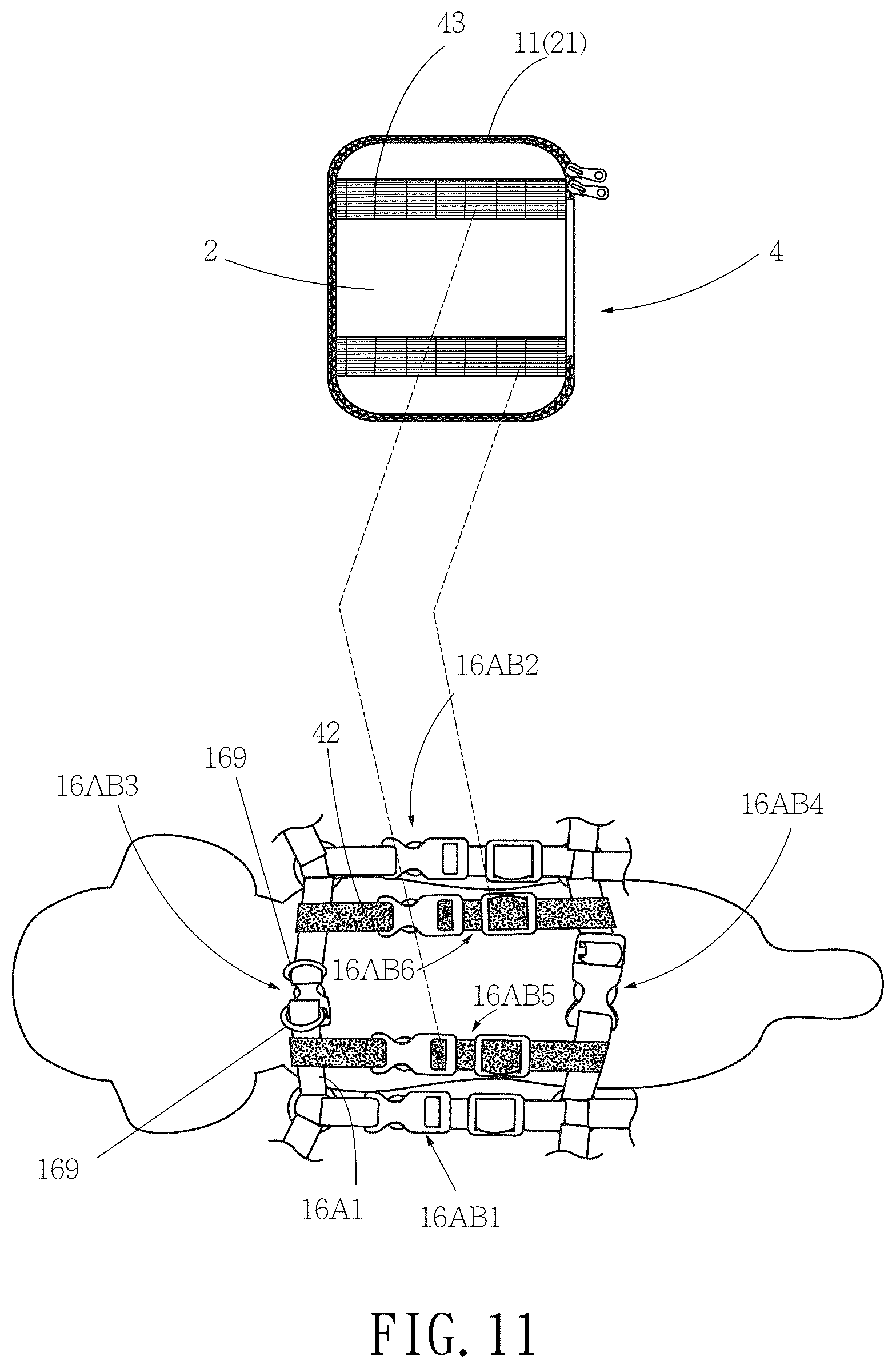 Patent US12317864 Figure 8 – Body-worn structure