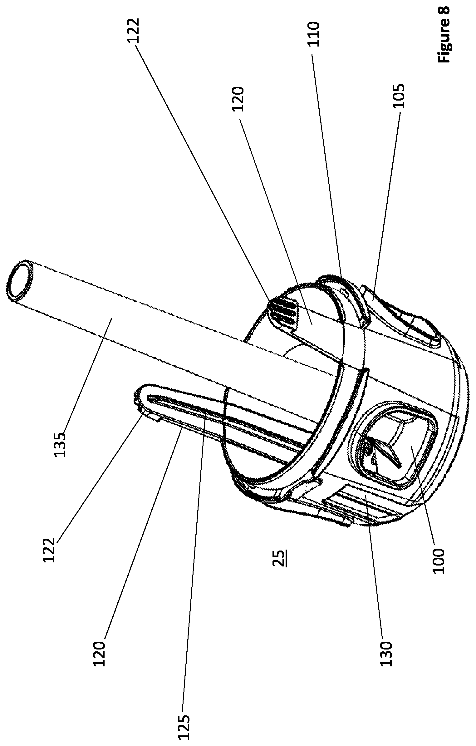 Patent US12317867 Figure 8 – Bird feeder