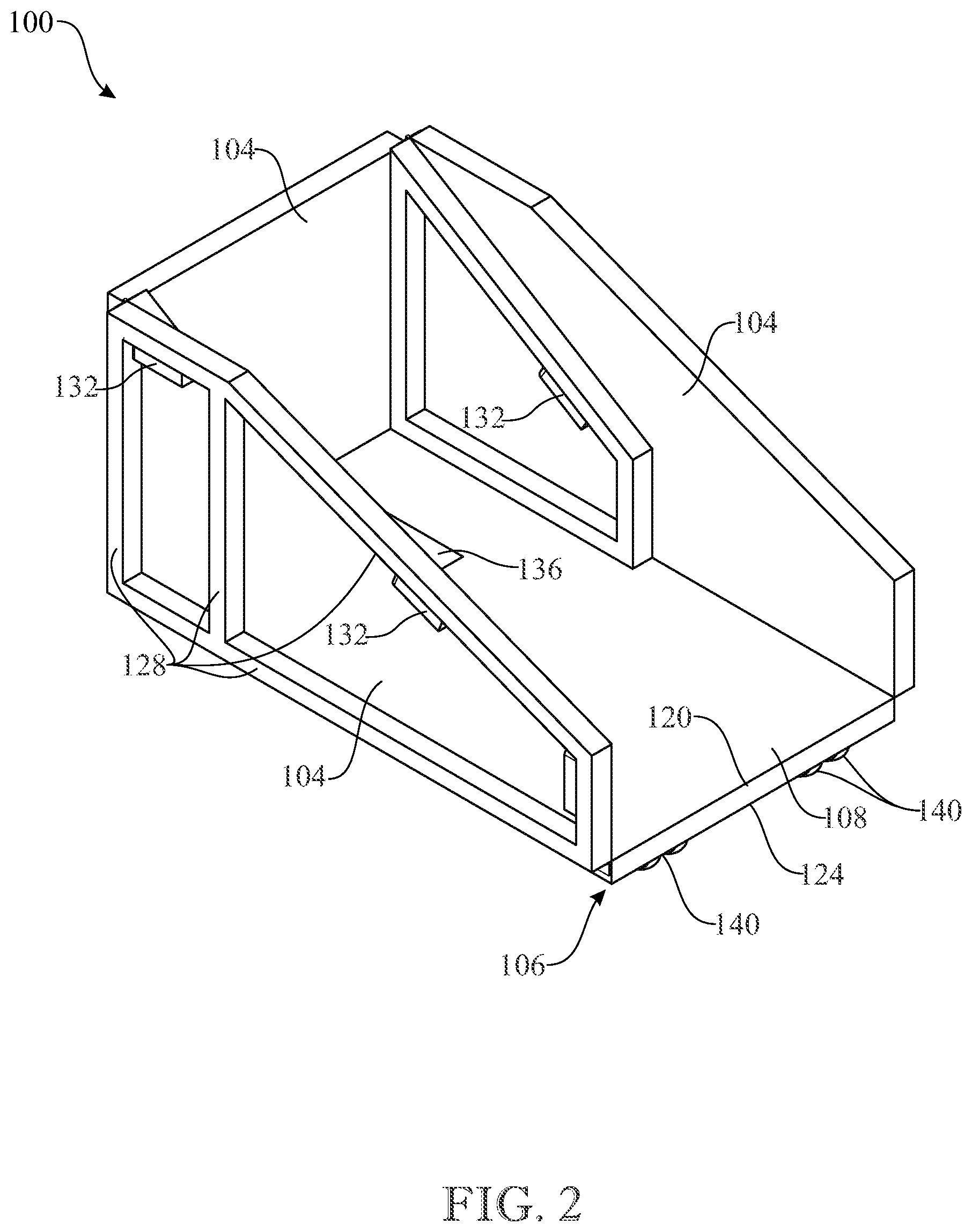 Patent US12317876 Figure 2 – Portable ice fishing apparatus