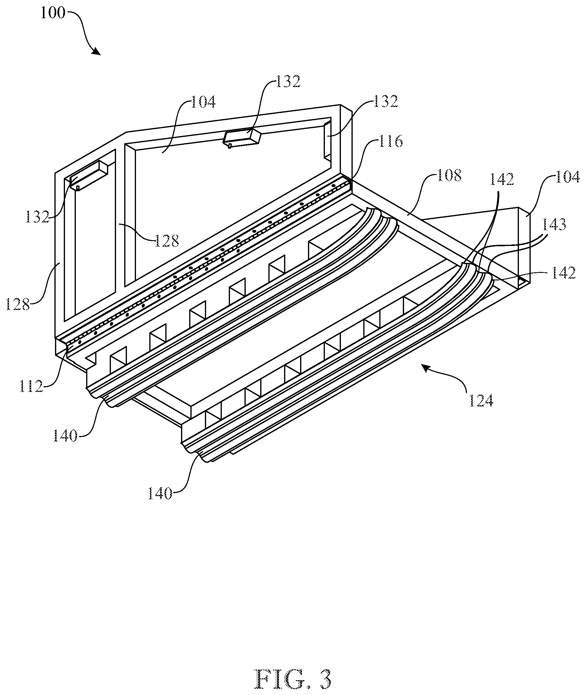 Patent US12317876 Figure 3 – Portable ice fishing apparatus