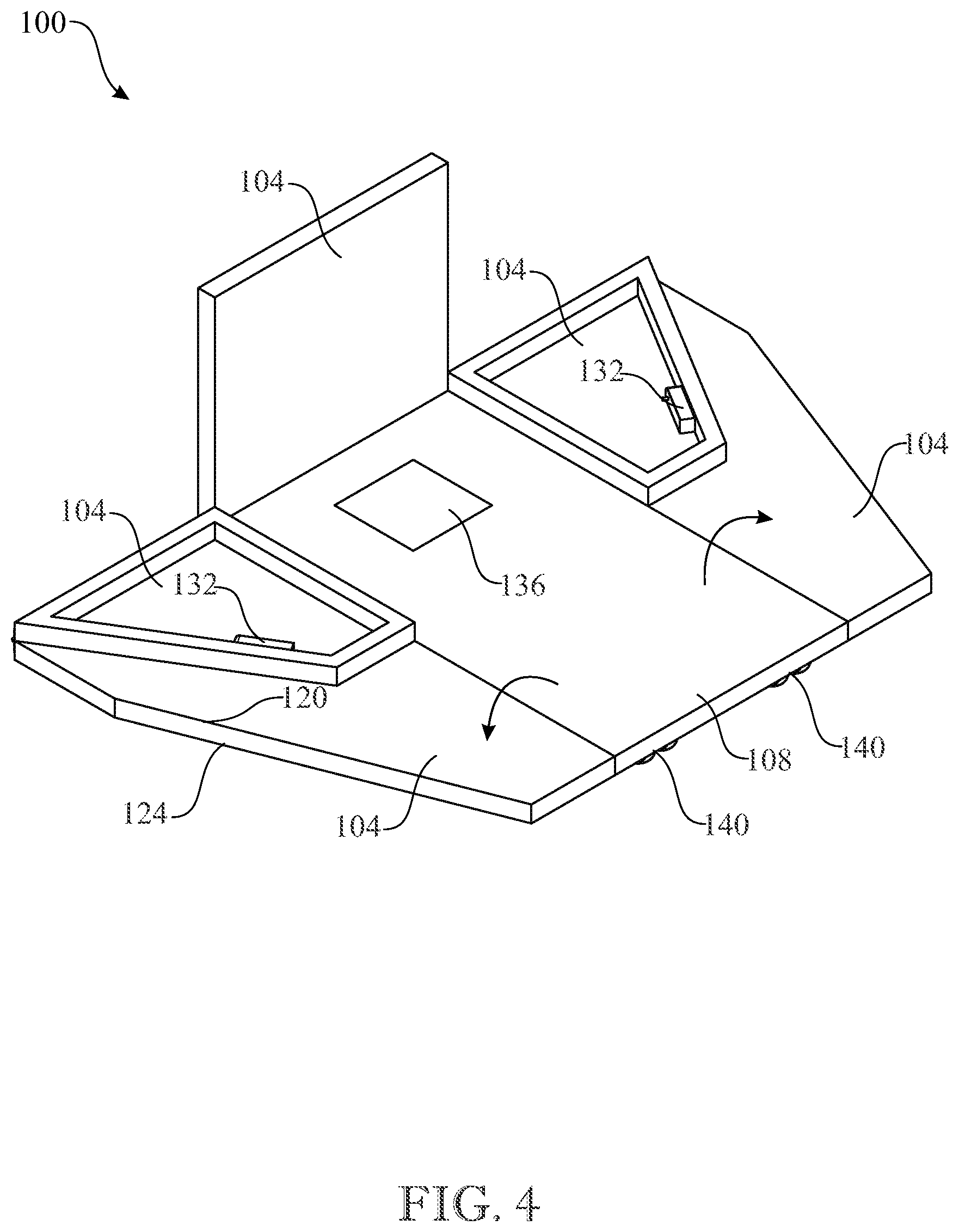 Patent US12317876 Figure 4 – Portable ice fishing apparatus