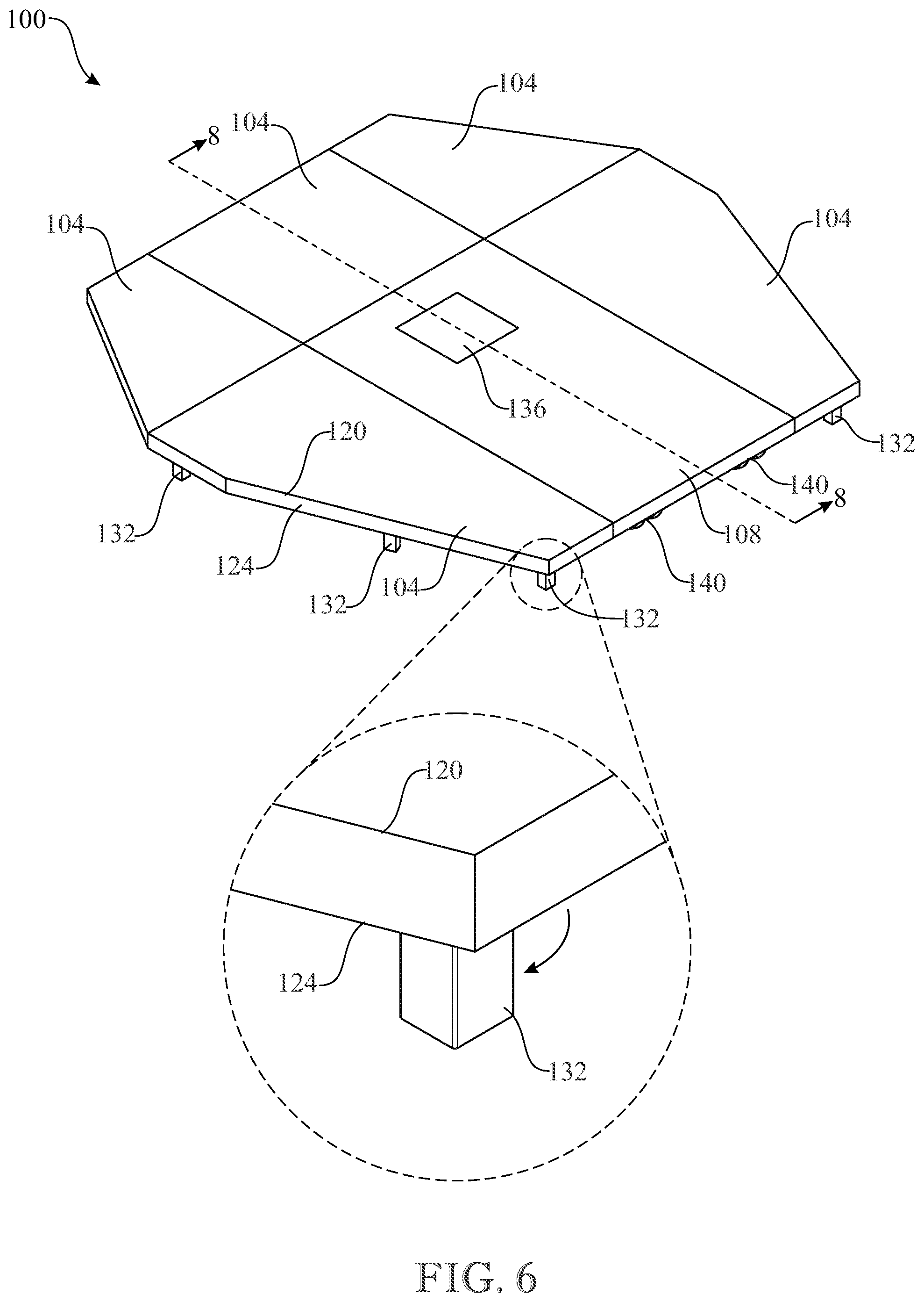 Patent US12317876 Figure 6 – Portable ice fishing apparatus
