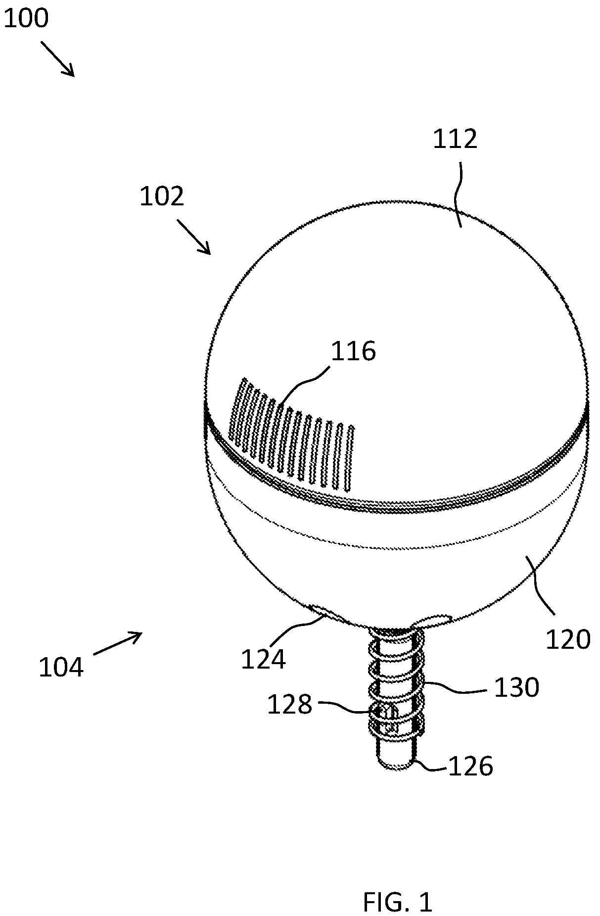 Patent US12317877 — Chum bobber — Figure 1