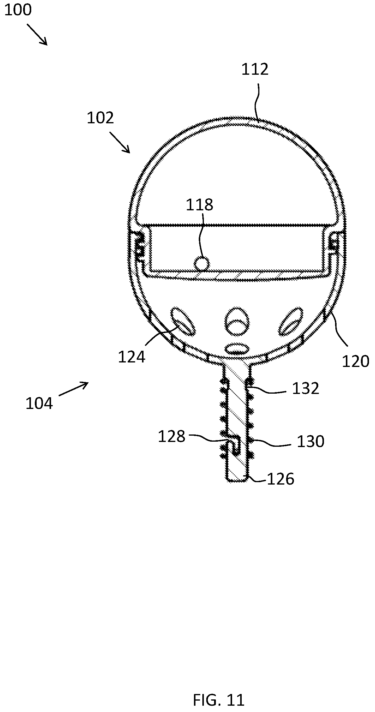 Patent US12317877 Figure 5 – Chum bobber