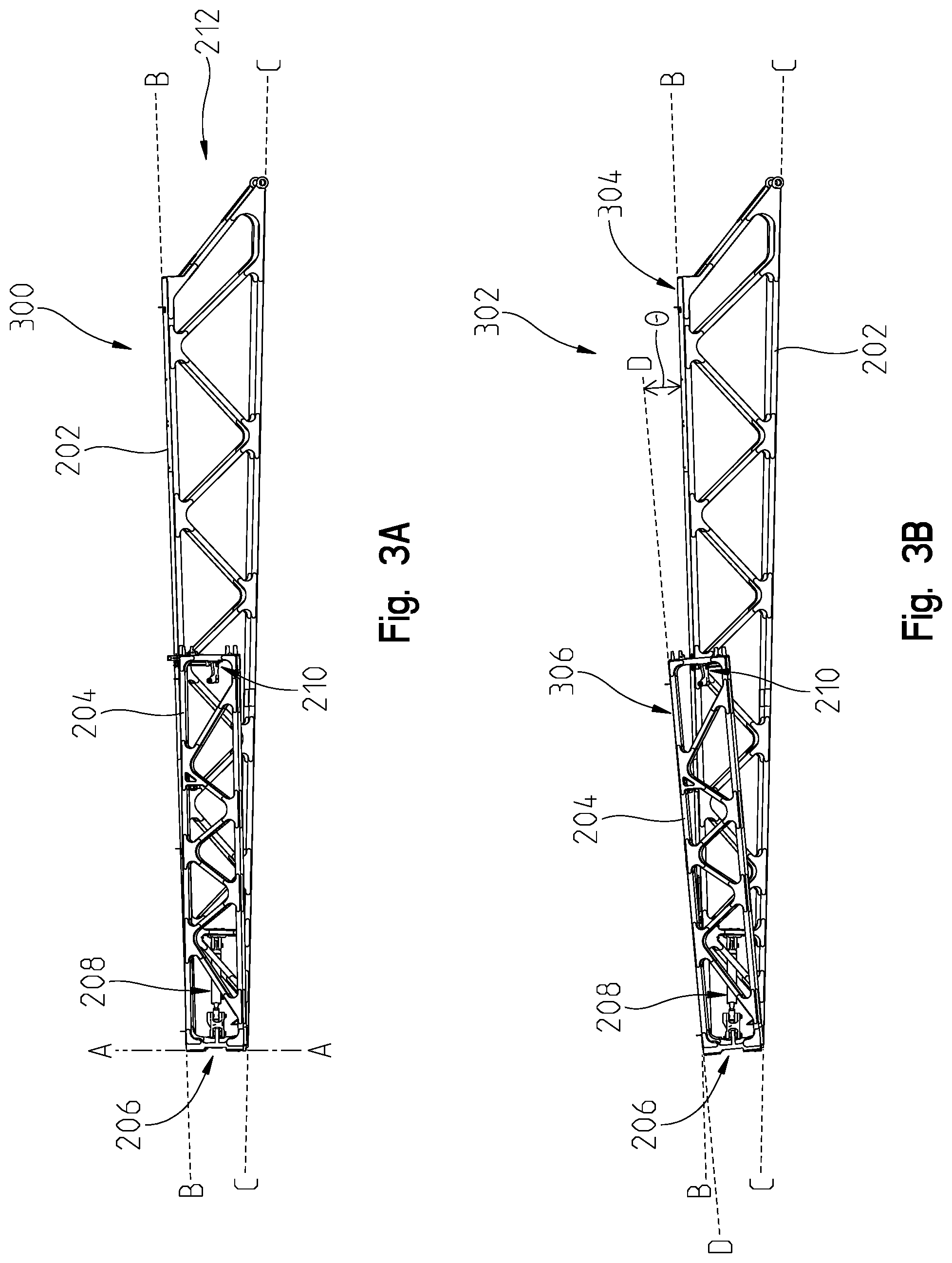 Patent US12317887 Figure 3 – System for adjusting boom hinge rake angle of an agricultural sprayer and method thereof