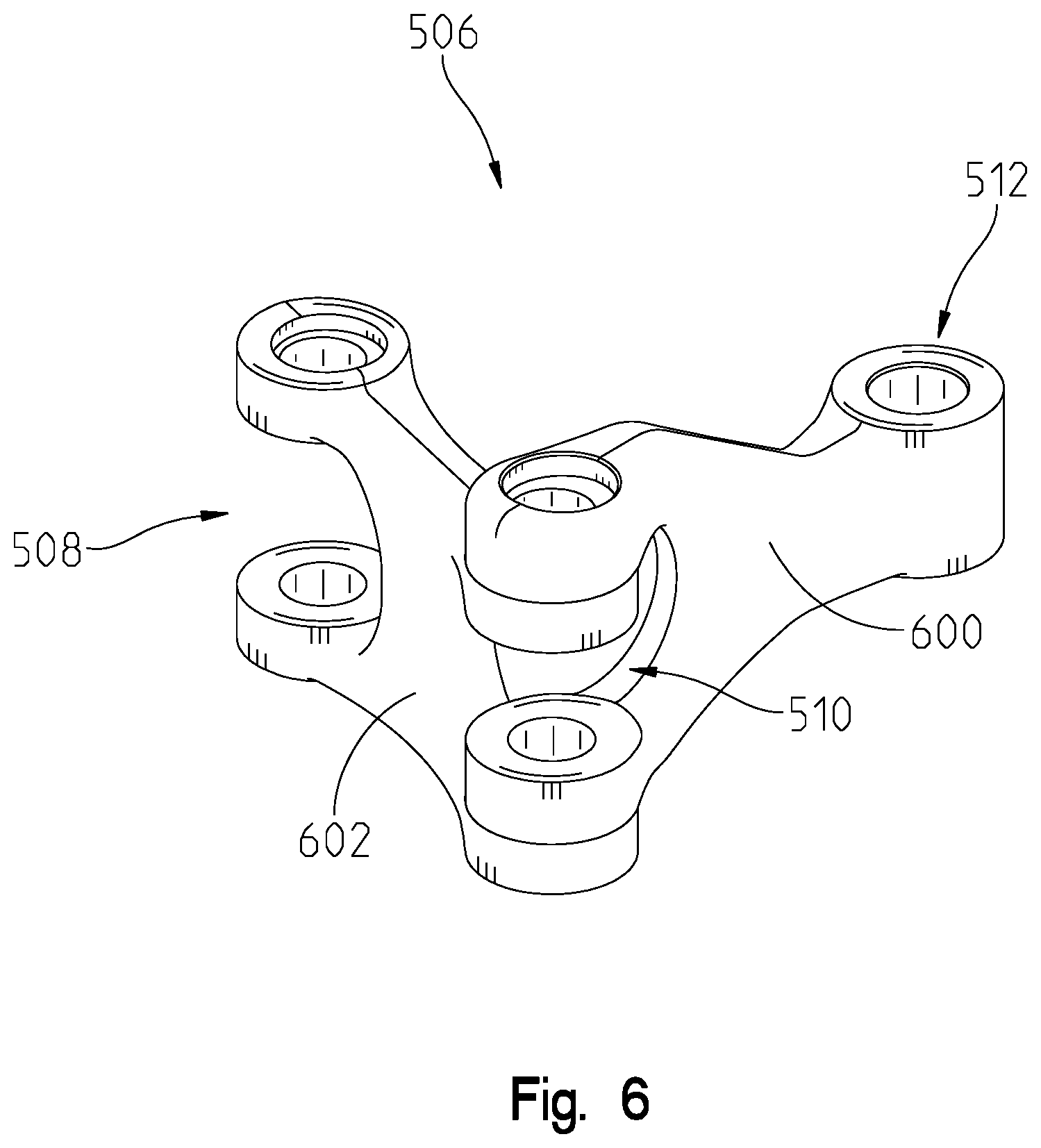 Patent US12317887 Figure 6 – System for adjusting boom hinge rake angle of an agricultural sprayer and method thereof