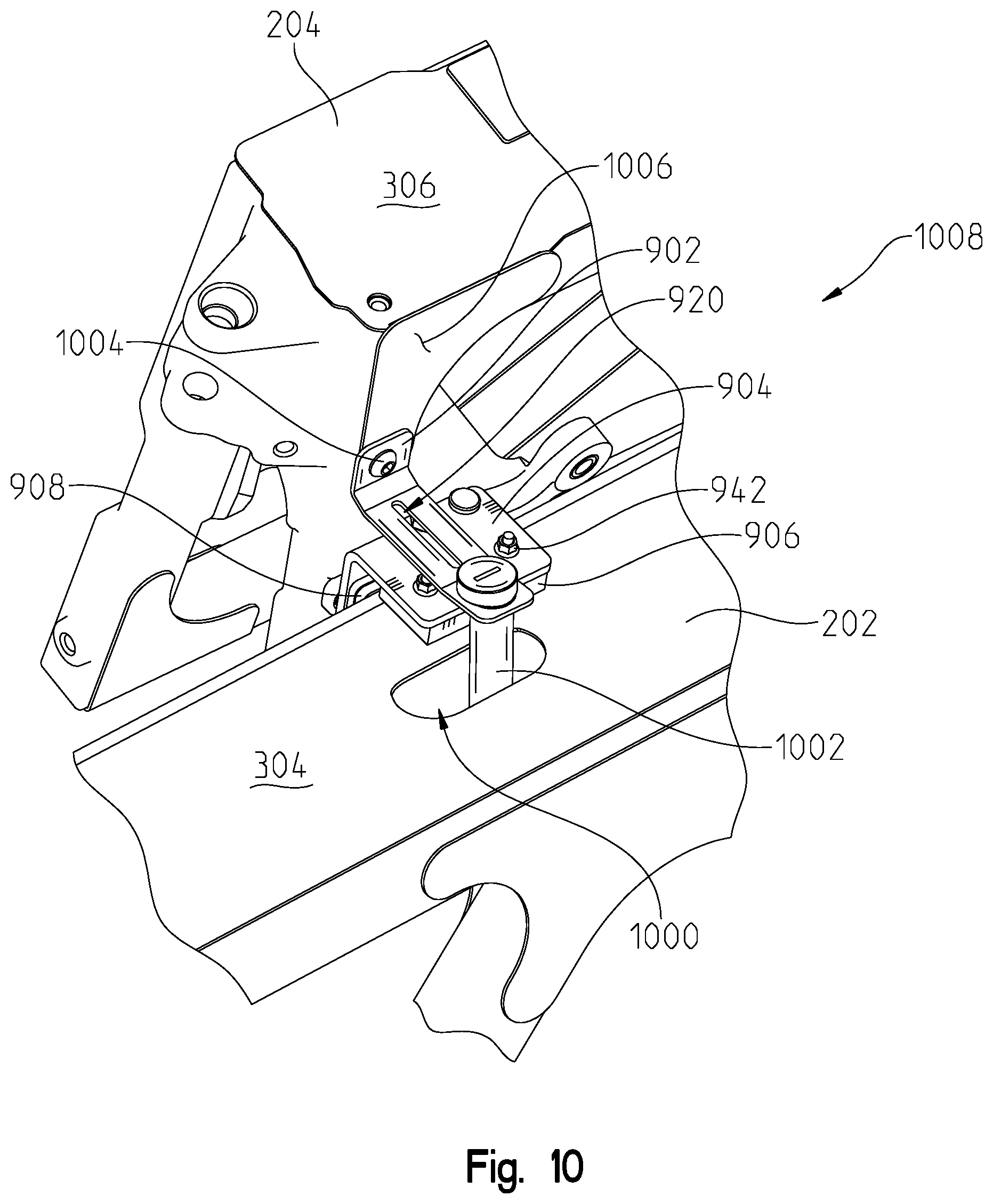 Patent US12317887 Figure 11 – System for adjusting boom hinge rake angle of an agricultural sprayer and method thereof