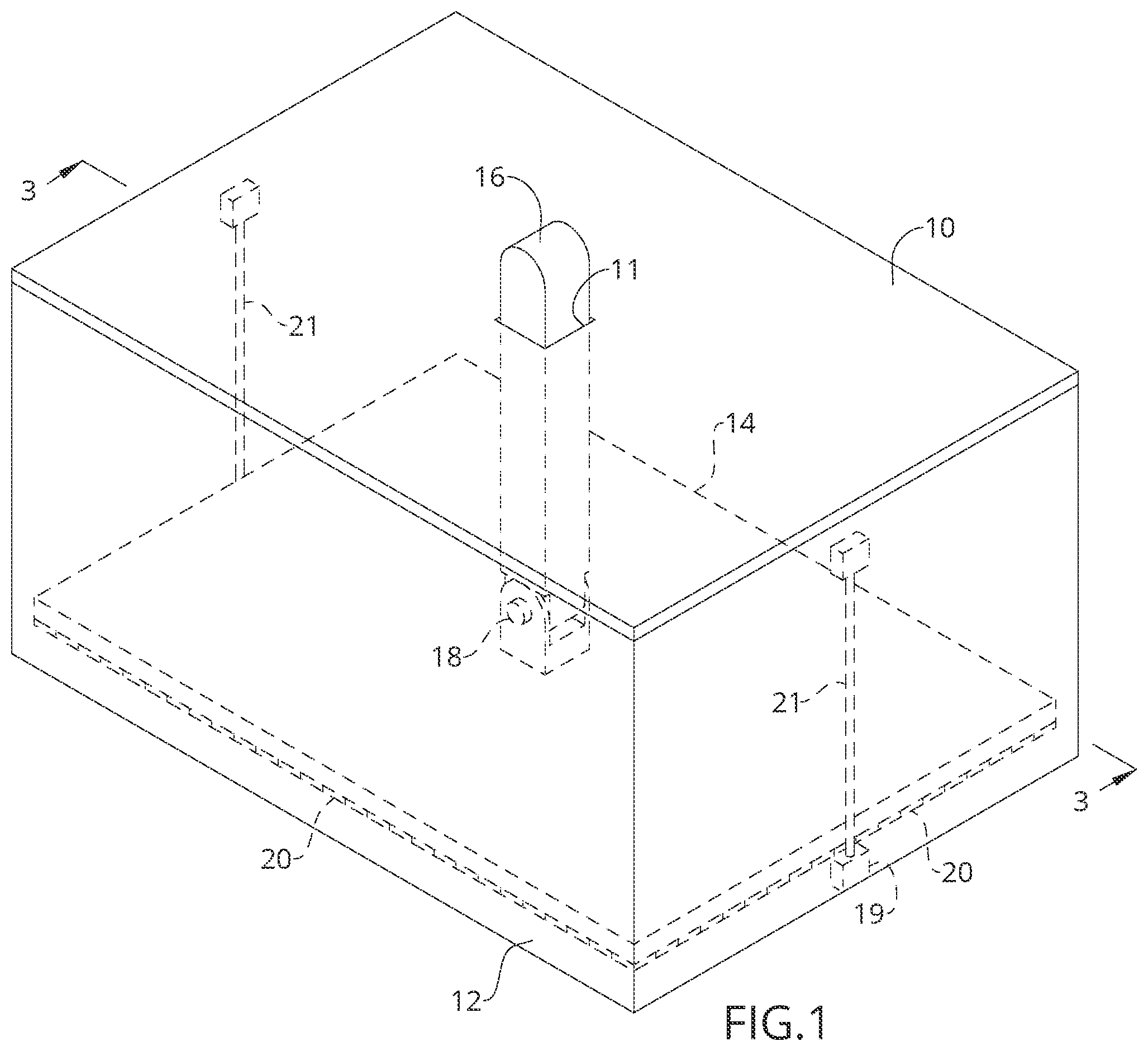 Patent US12317902 Figure 1 – Enclosed and collapsible meat tenderizer