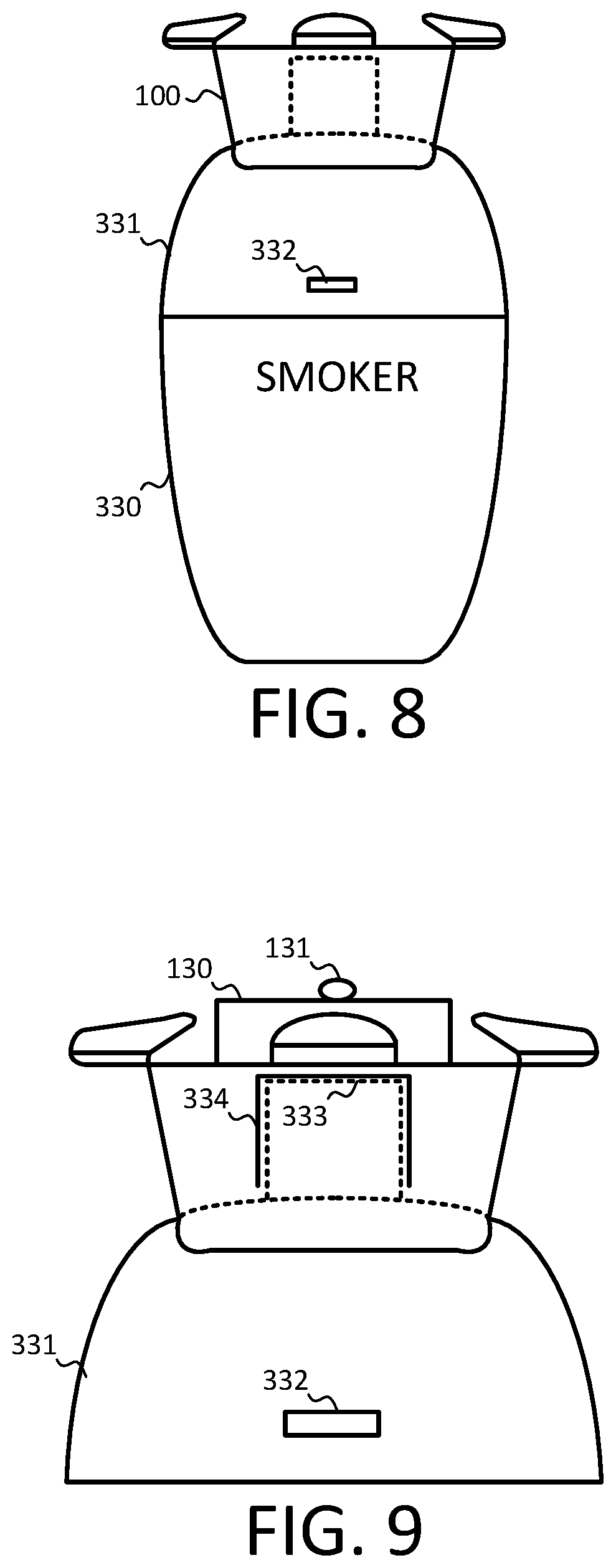 Patent US12317903 Figure 4 – Versatile warmer/smoker