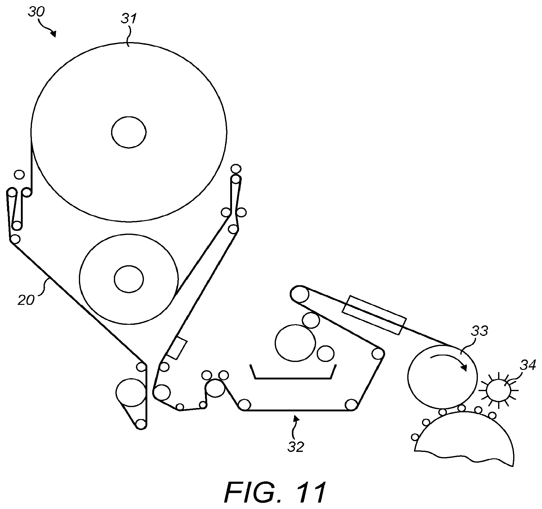 Patent US12317917 Figure 8 – Web of tipping paper