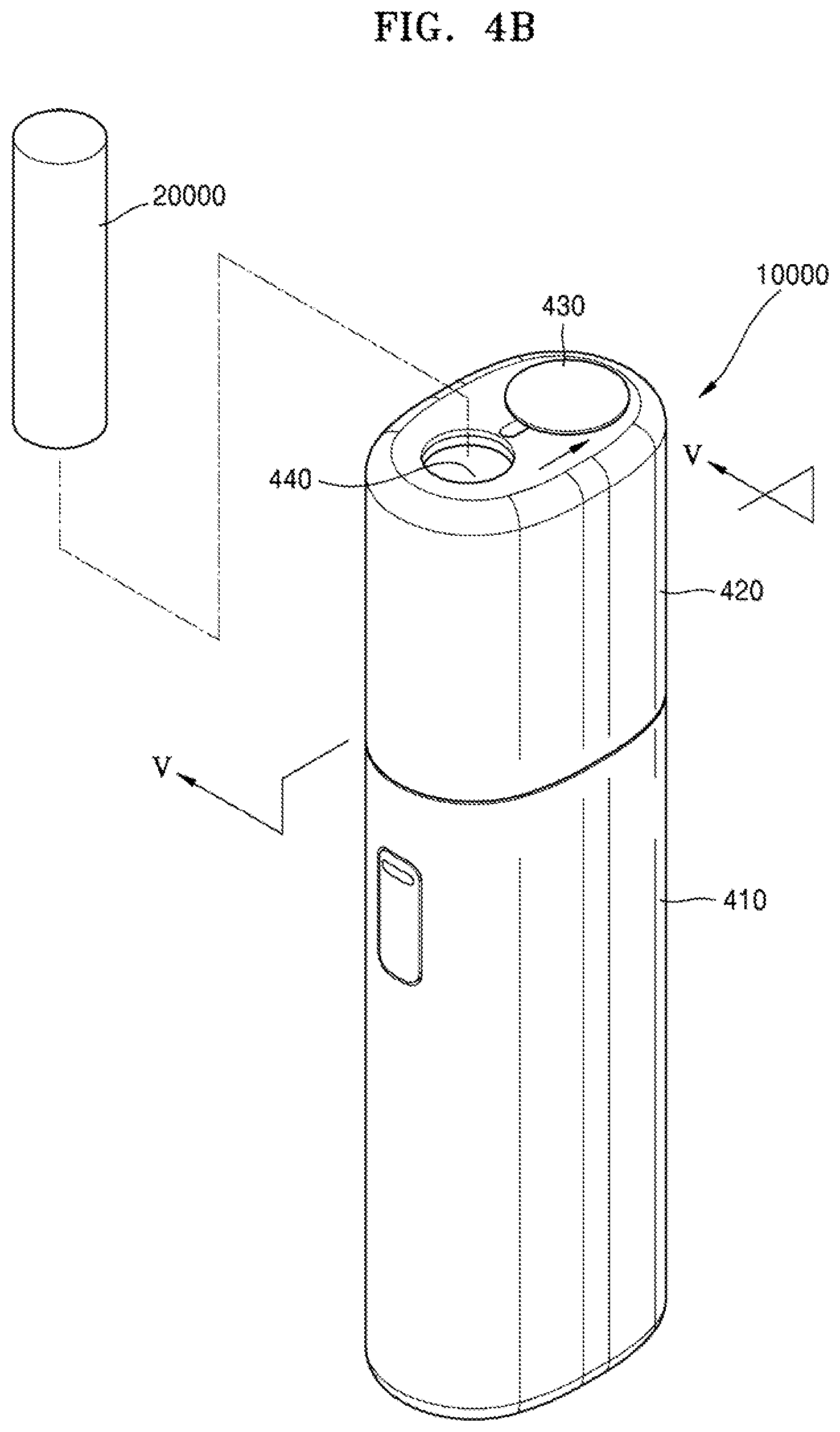 Patent US12317923 Figure 4 – Aerosol generating device