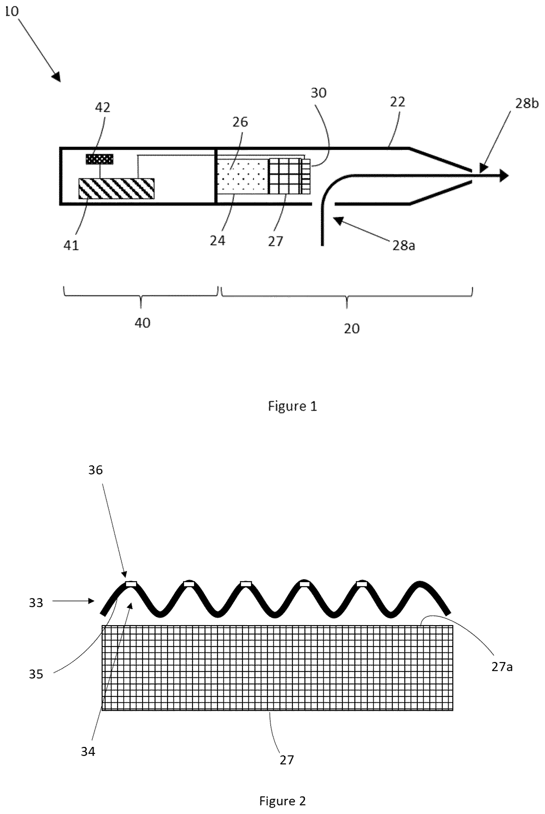 Patent US12317925 Figure 1 – Heater assembly with a plurality of recesses