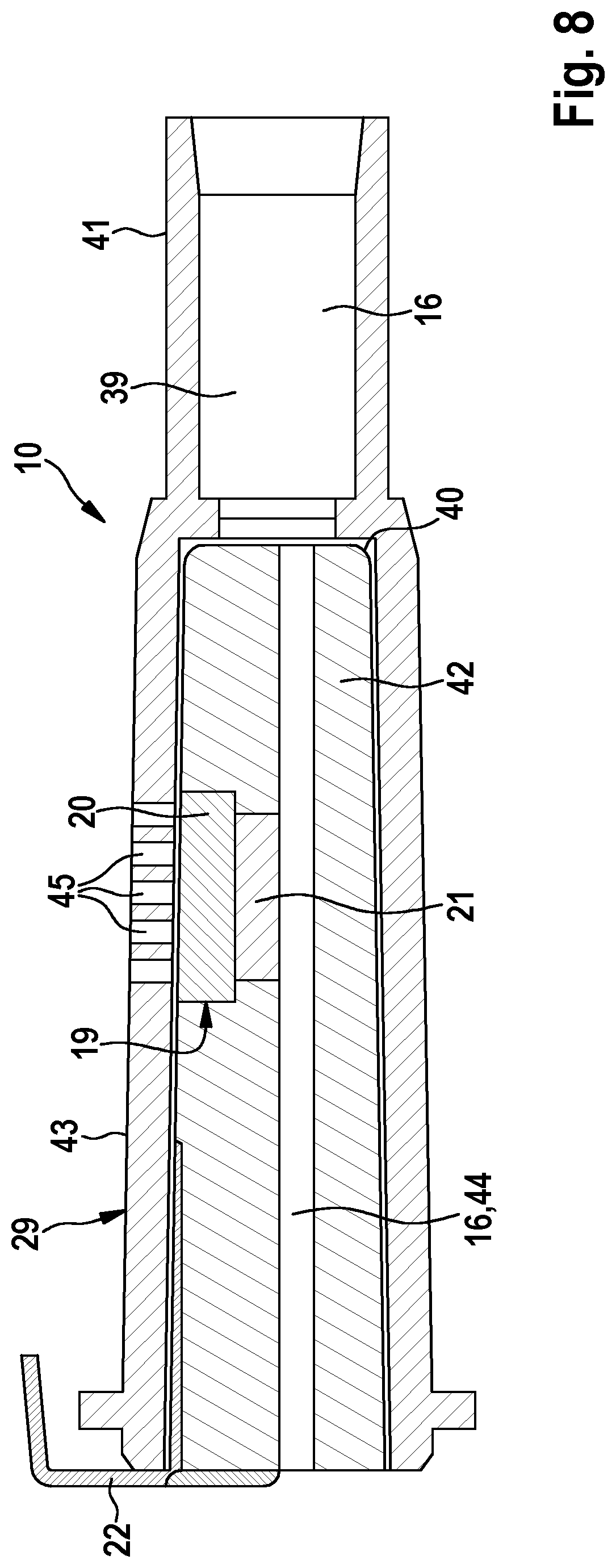 Patent US12317928 Figure 6 – Vaporizer cartridge and inhaler comprising such a vaporizer cartridge