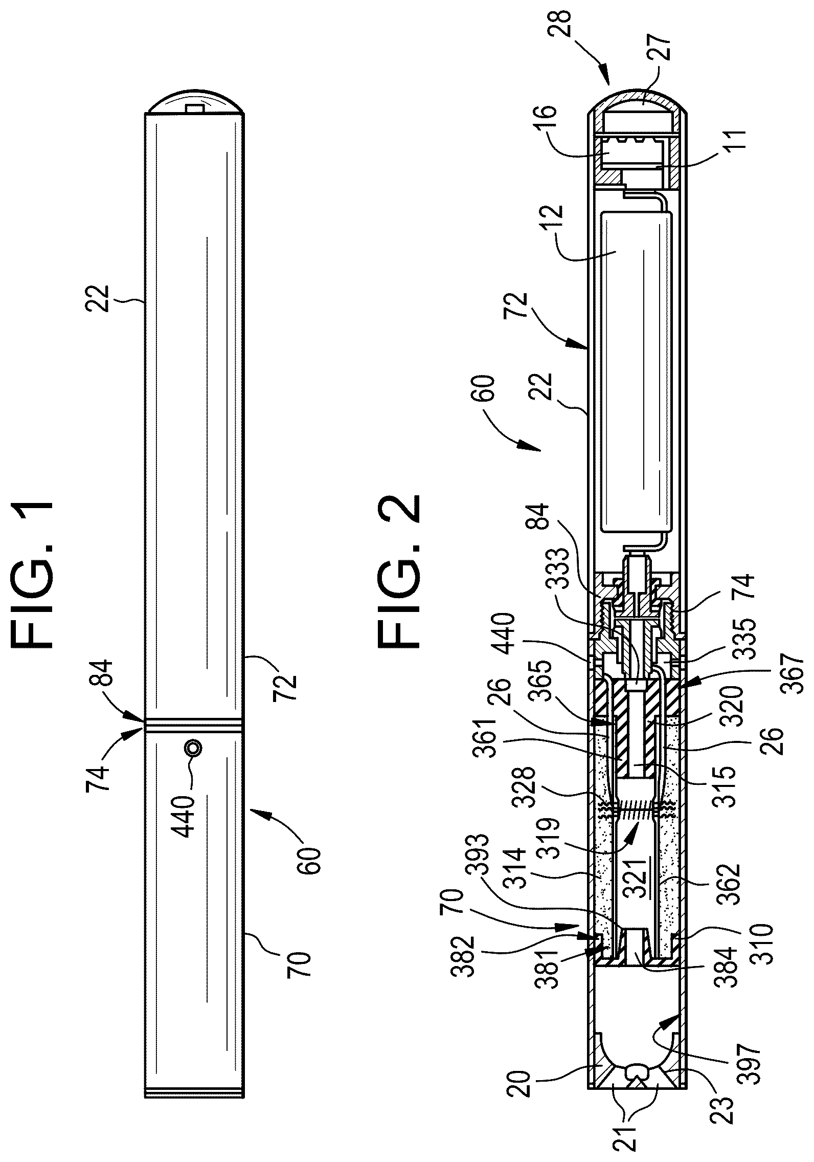 Patent US12317929 — Apparatus with surface heater and gel formulation — Figure 1