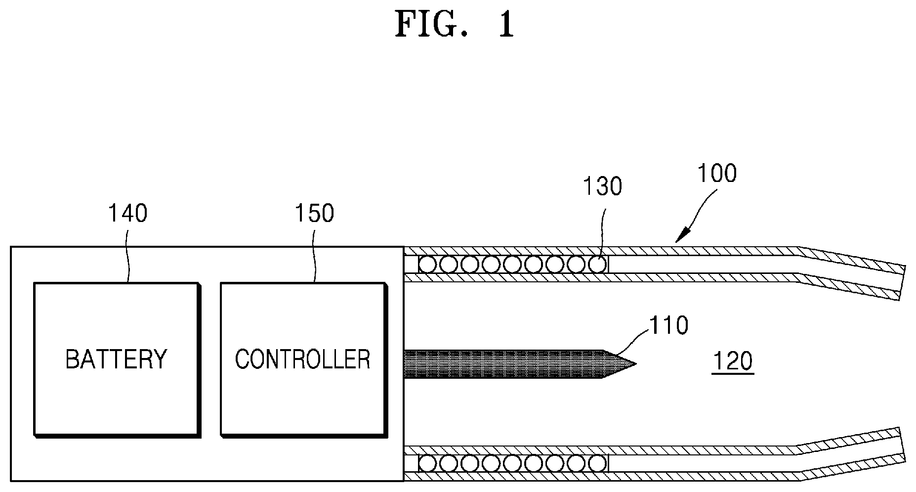 Patent US12317931 Figure 1 – Aerosol generating device and aerosol generating system