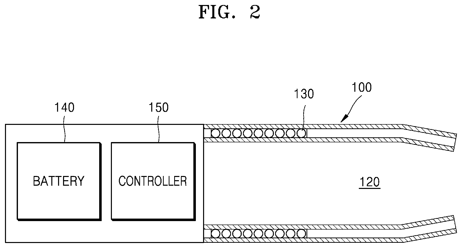 Patent US12317931 Figure 2 – Aerosol generating device and aerosol generating system