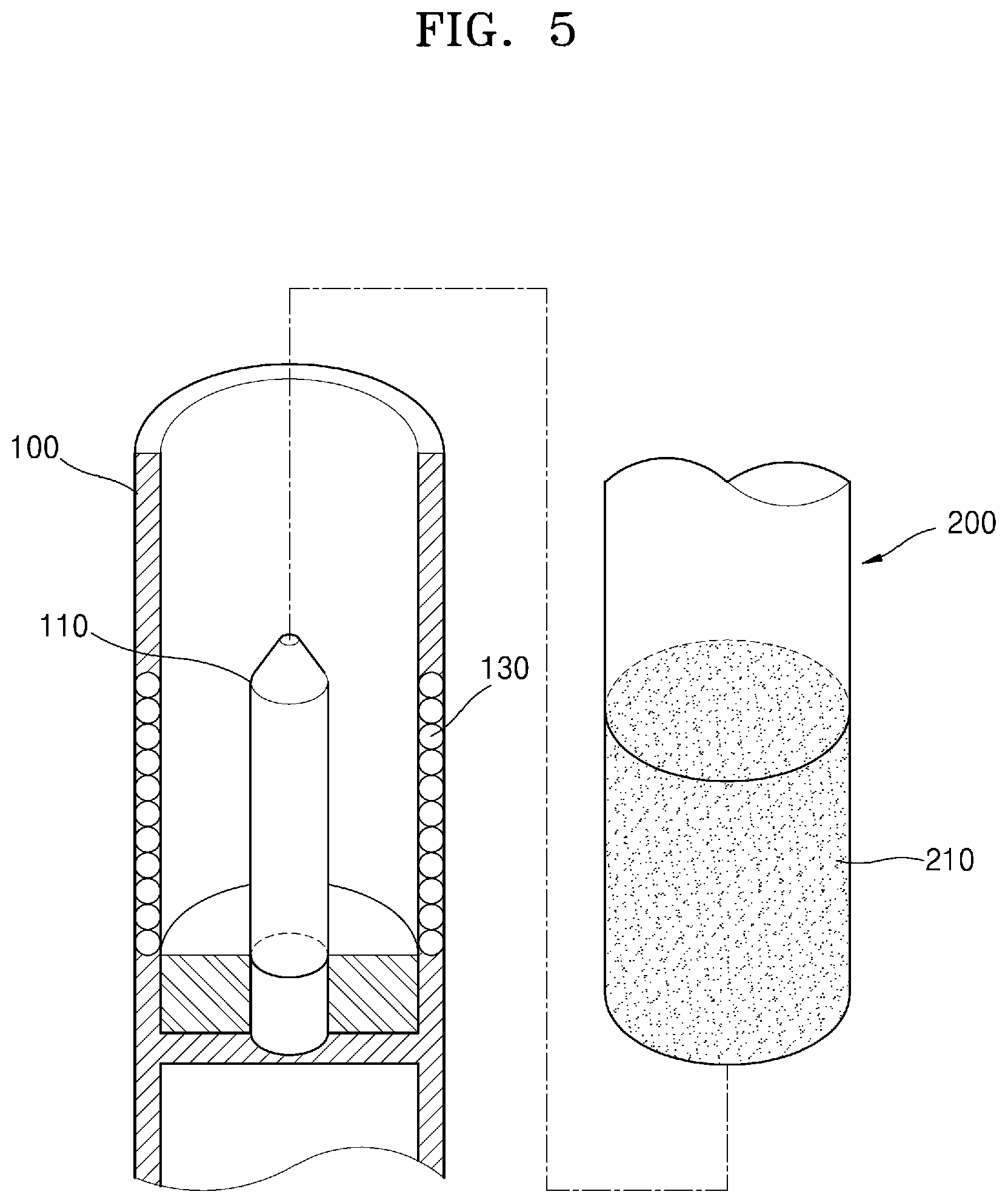 Patent US12317931 Figure 5 – Aerosol generating device and aerosol generating system