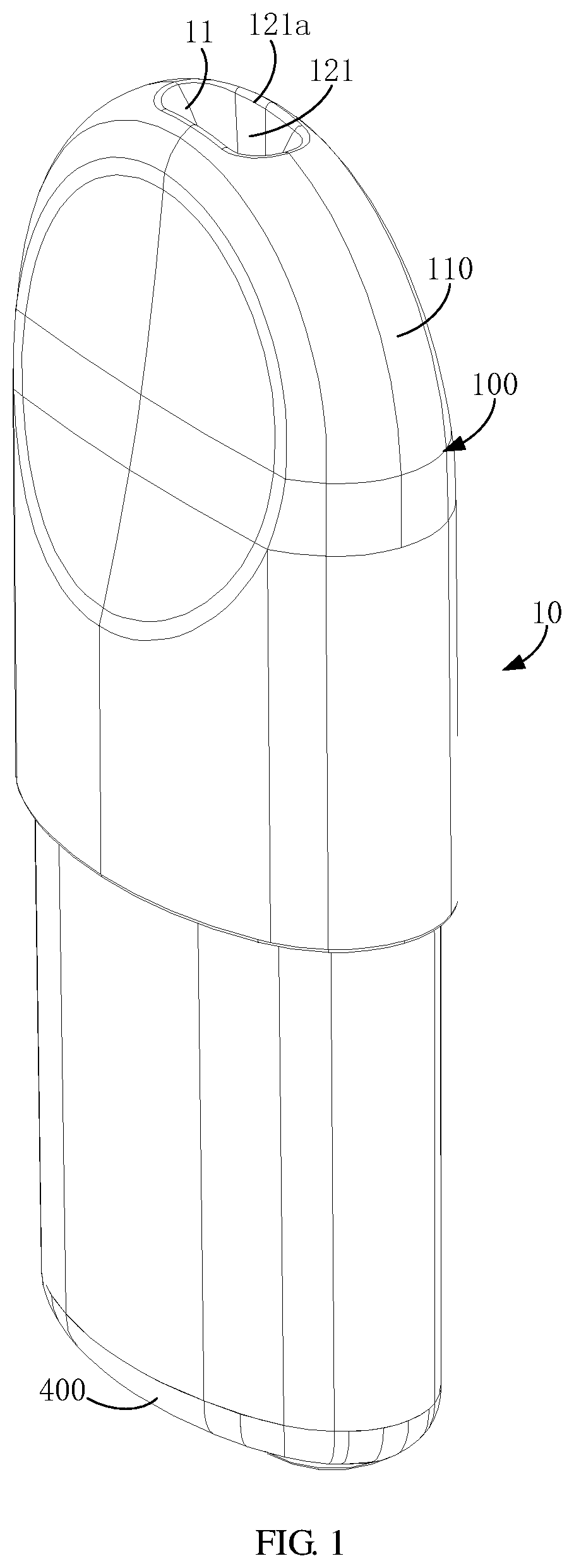 Patent US12317932 — Atomizer and electronic atomizing device having the same — Figure 1