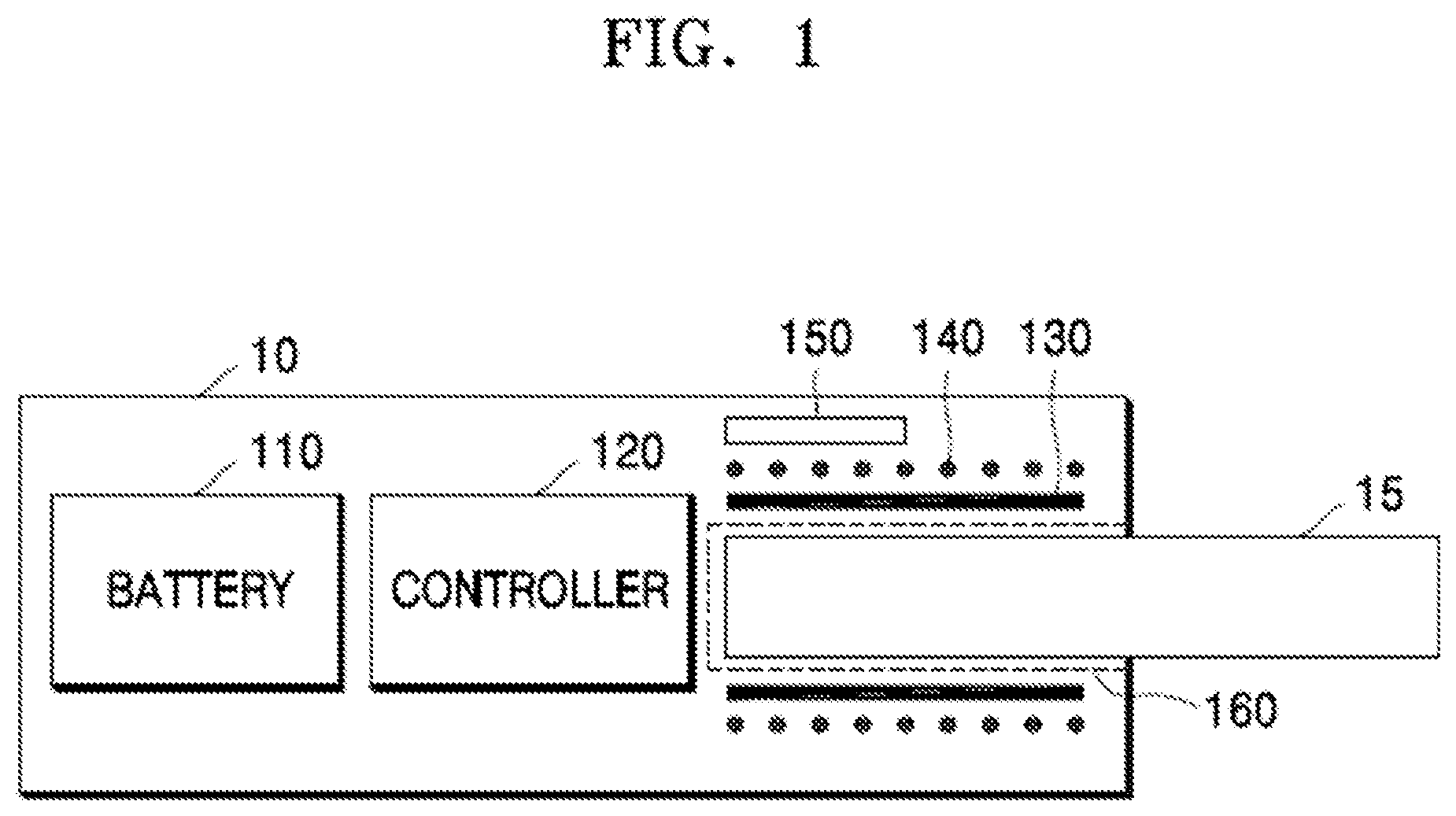 Patent US12317935 Figure 1 – Aerosol-generating device for detecting insertion of aerosol-generating article and method of operating the same