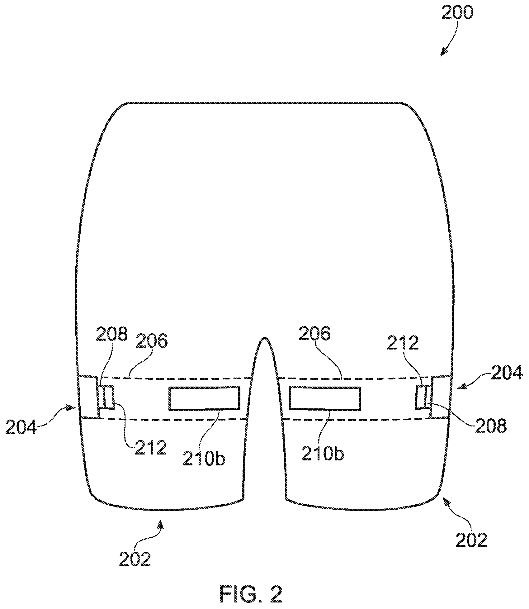 Patent US12317940 Figure 2 – Blood flow restriction sportswear garment