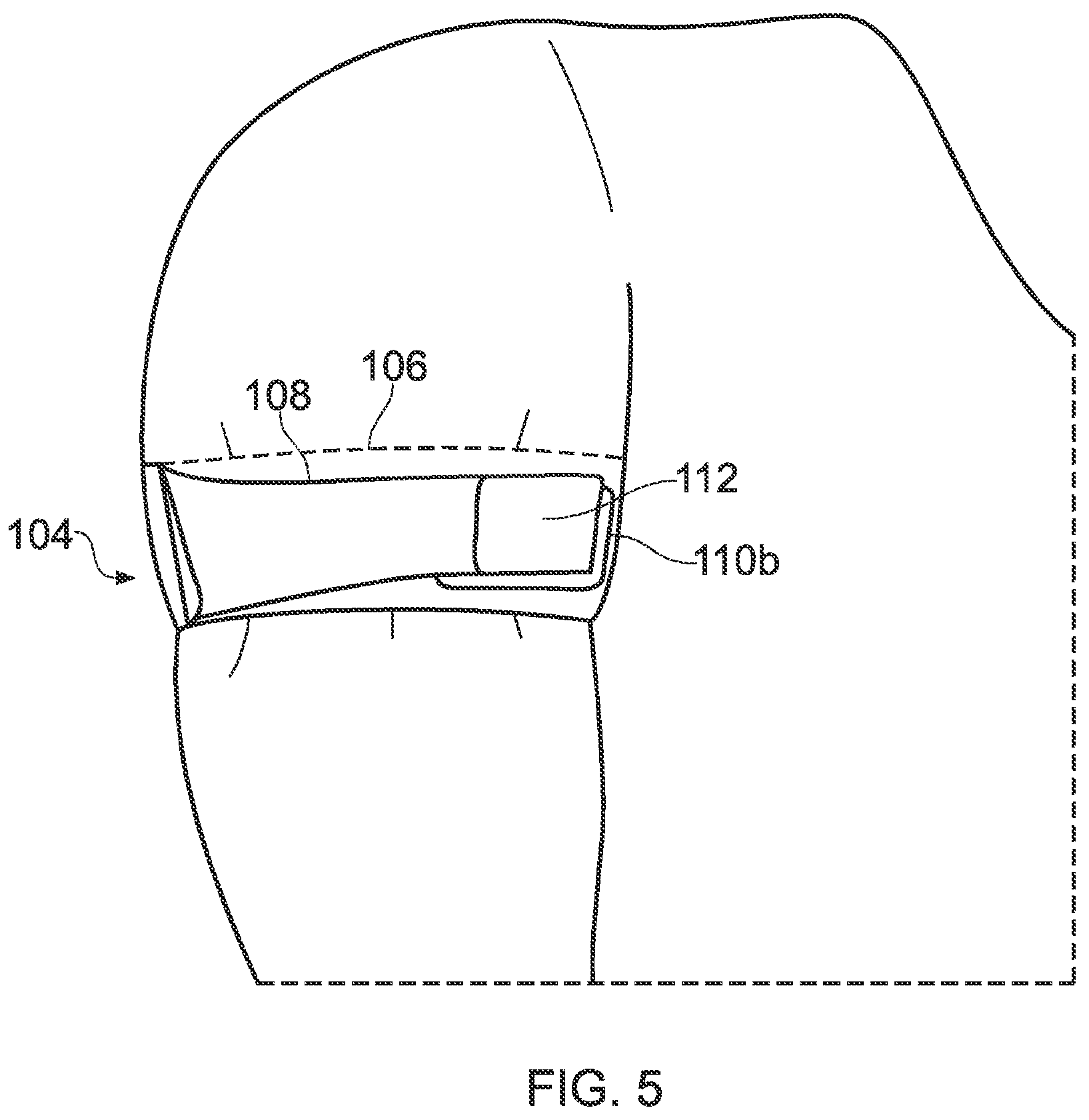 Patent US12317940 Figure 5 – Blood flow restriction sportswear garment