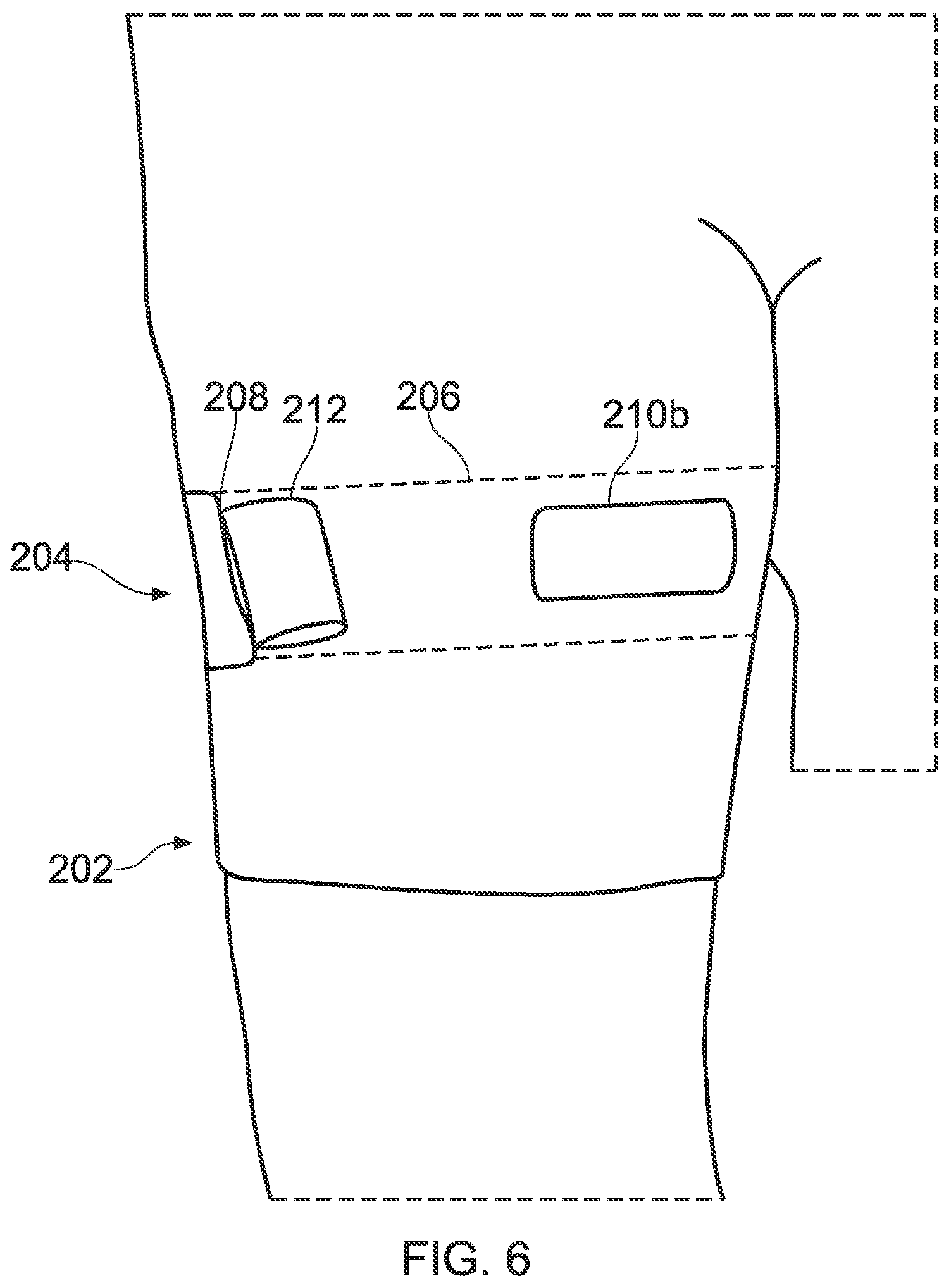 Patent US12317940 Figure 6 – Blood flow restriction sportswear garment