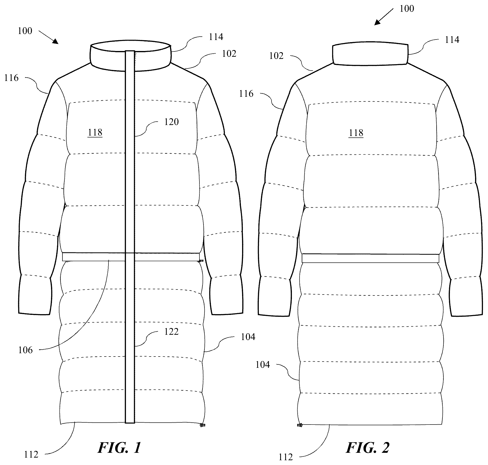 Patent US12317941 Figure 1 – Multi-use article