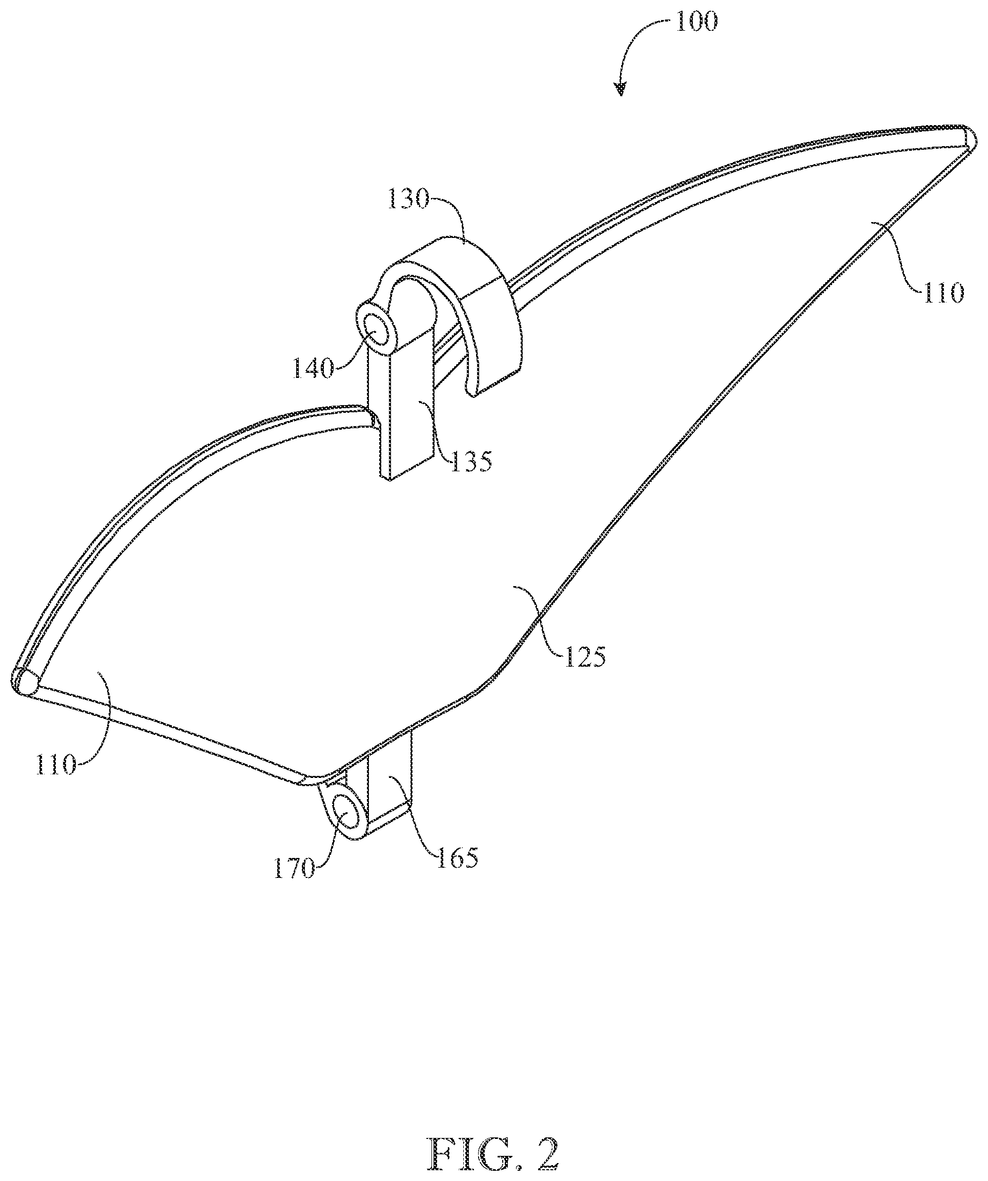 Patent US12317944 Figure 2 – Clip assembly for a necktie