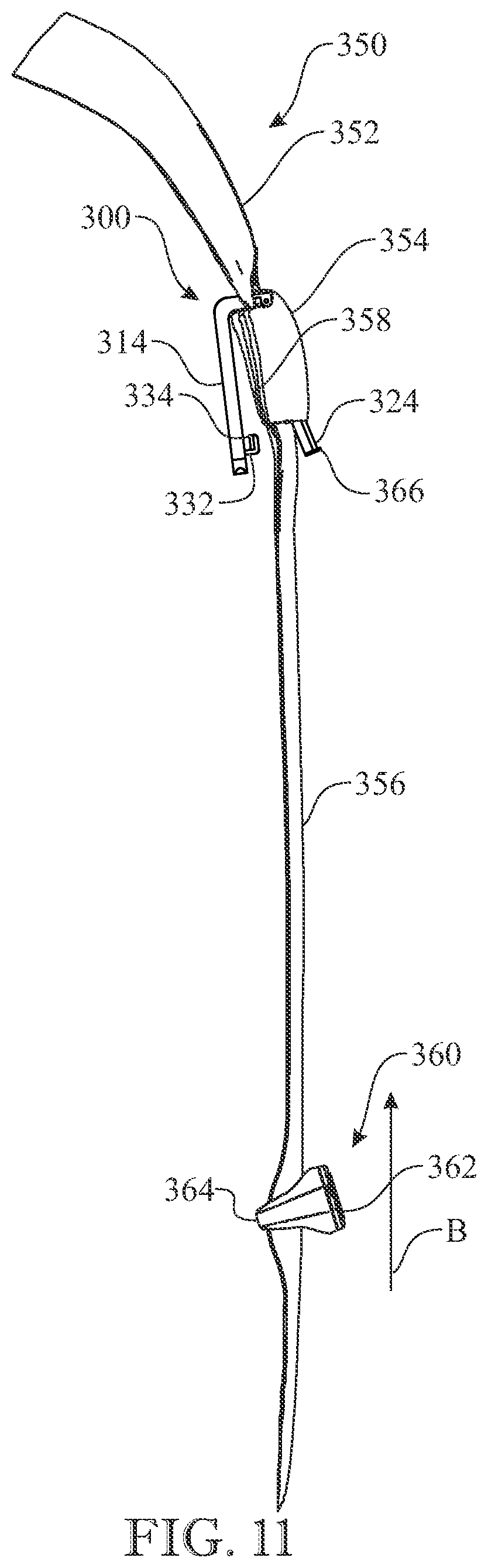 Patent US12317944 Figure 11 – Clip assembly for a necktie