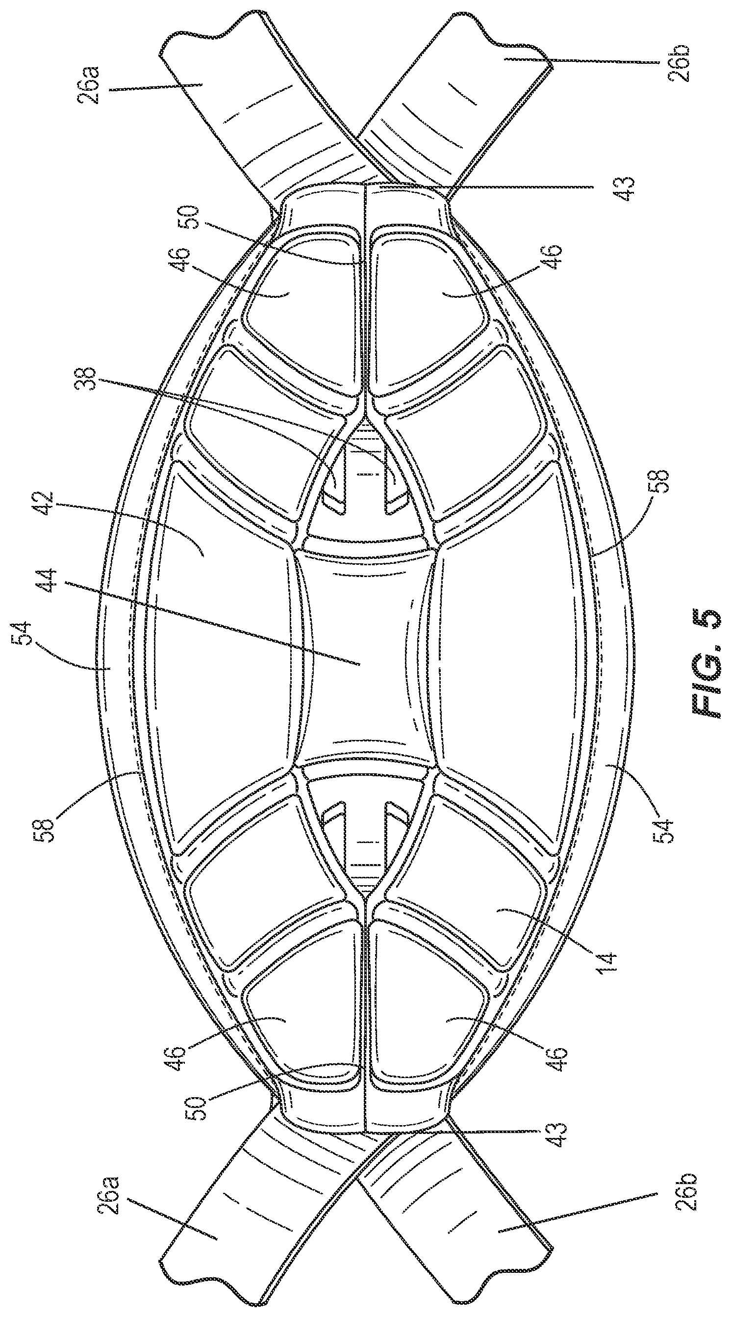 Patent US12317946 Figure 5 – Protective sports helmet chinstrap assembly