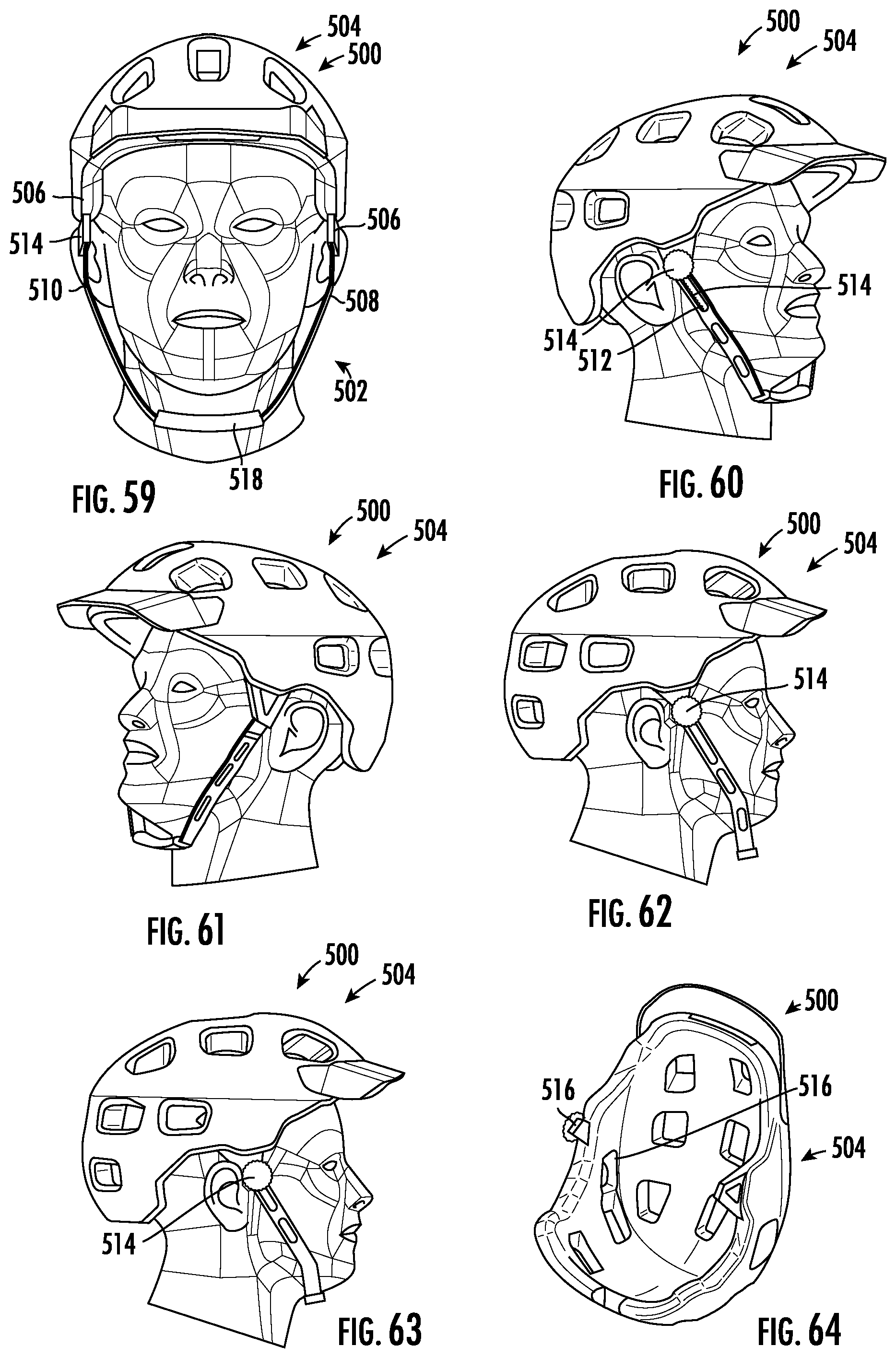 Patent US12317947 Figure 13 – Helmet and chin strap