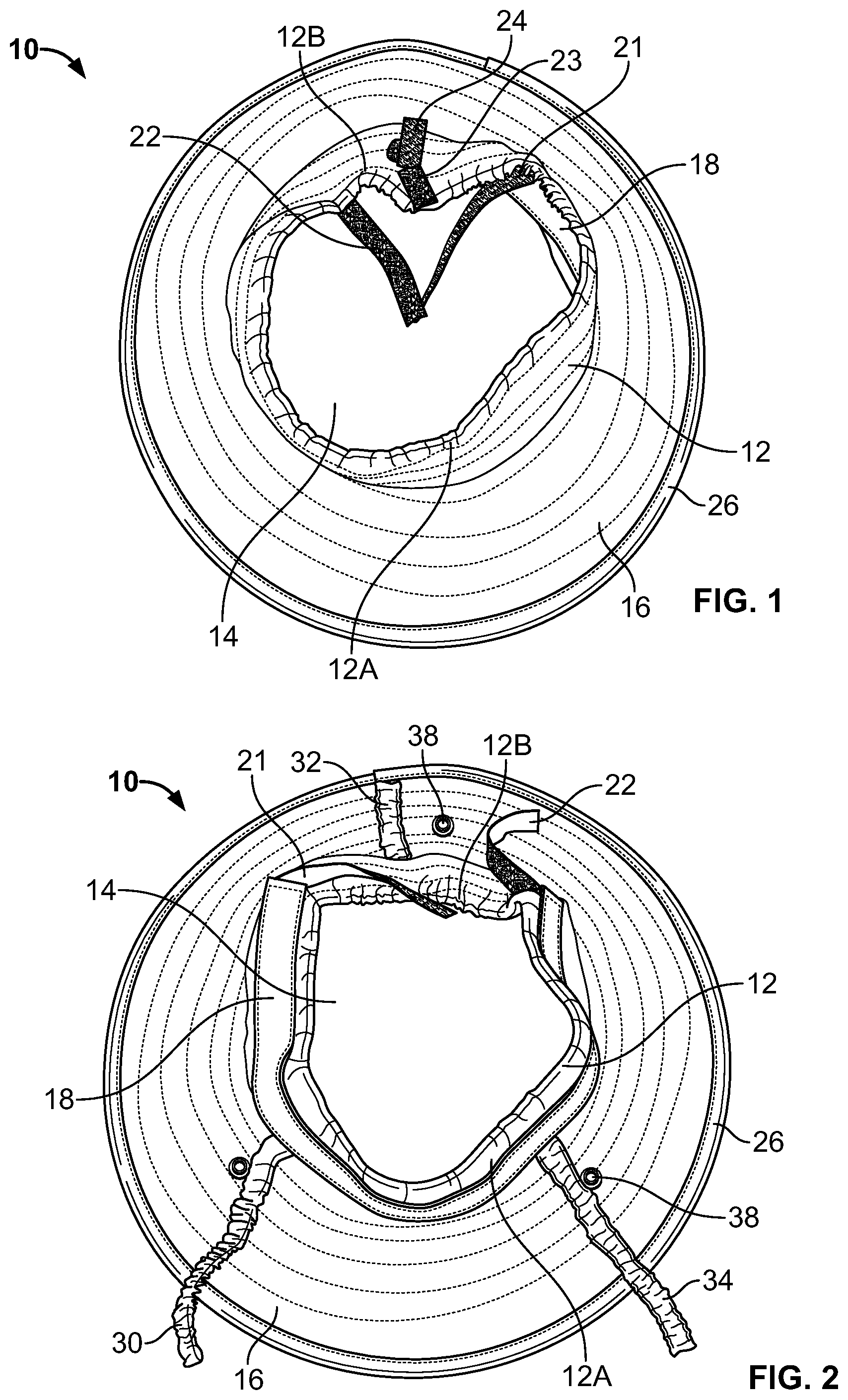 Patent US12317948 Figure 1 – Brim for attaching to headgear