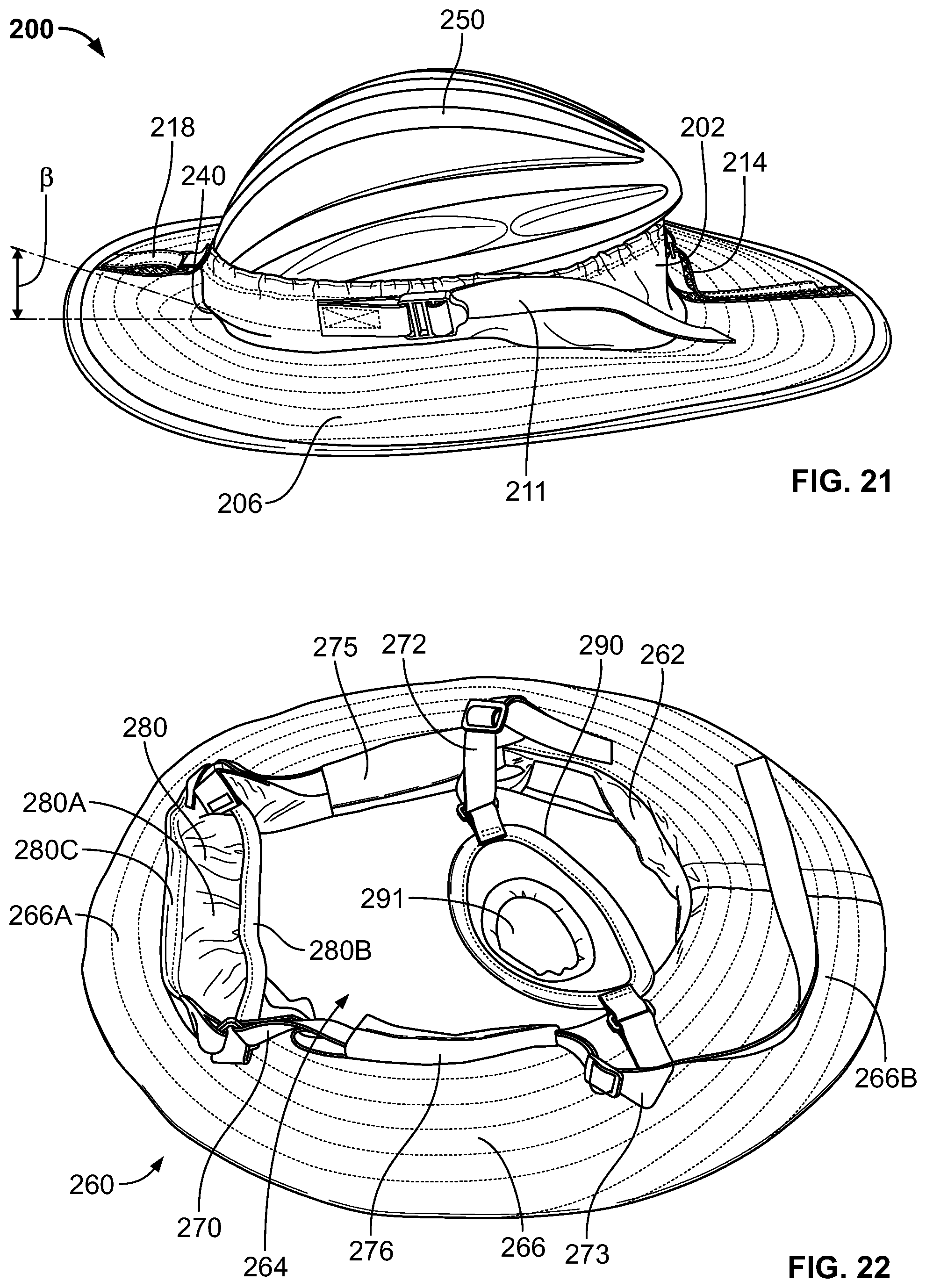 Patent US12317948 Figure 11 – Brim for attaching to headgear