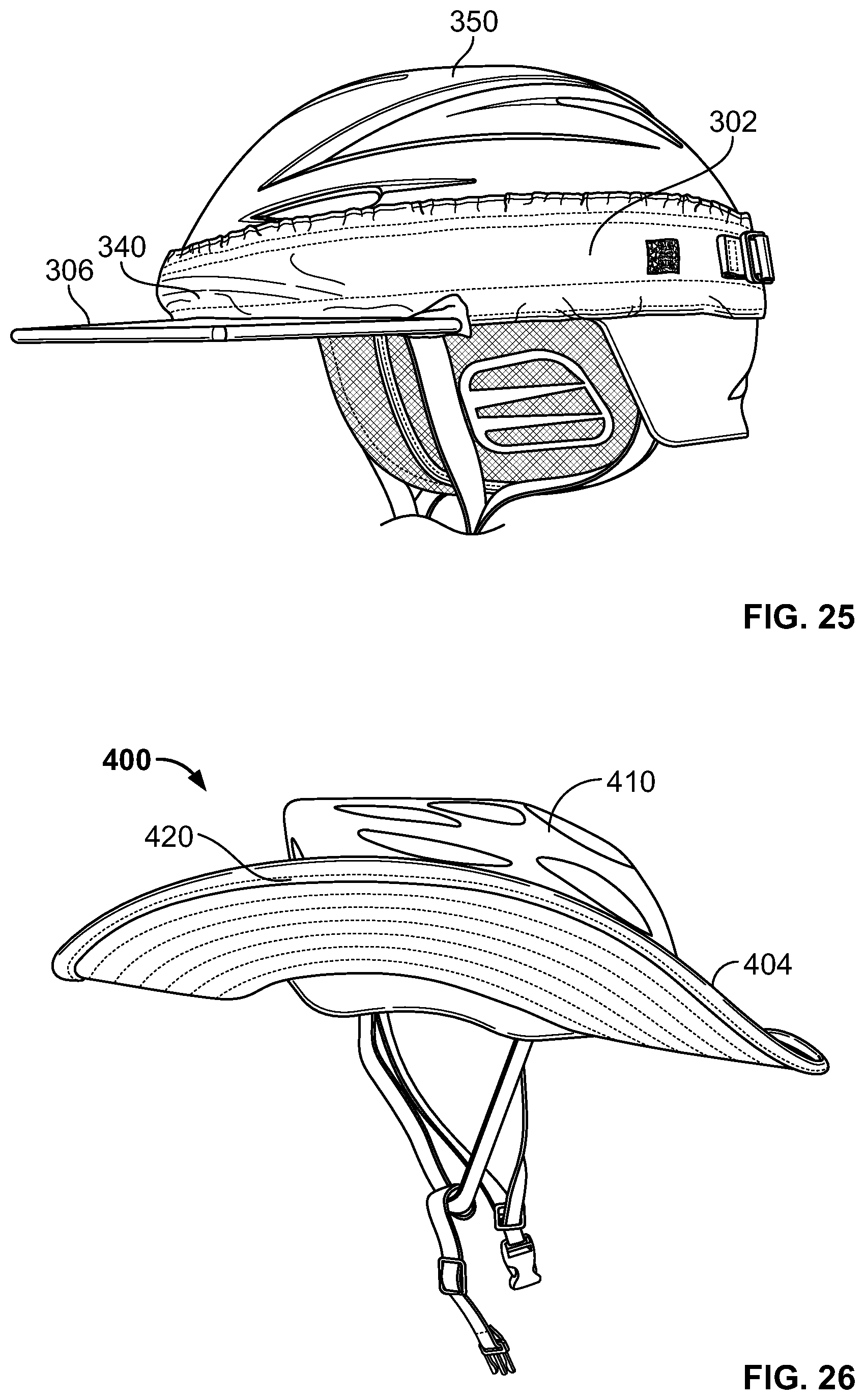 Patent US12317948 Figure 13 – Brim for attaching to headgear