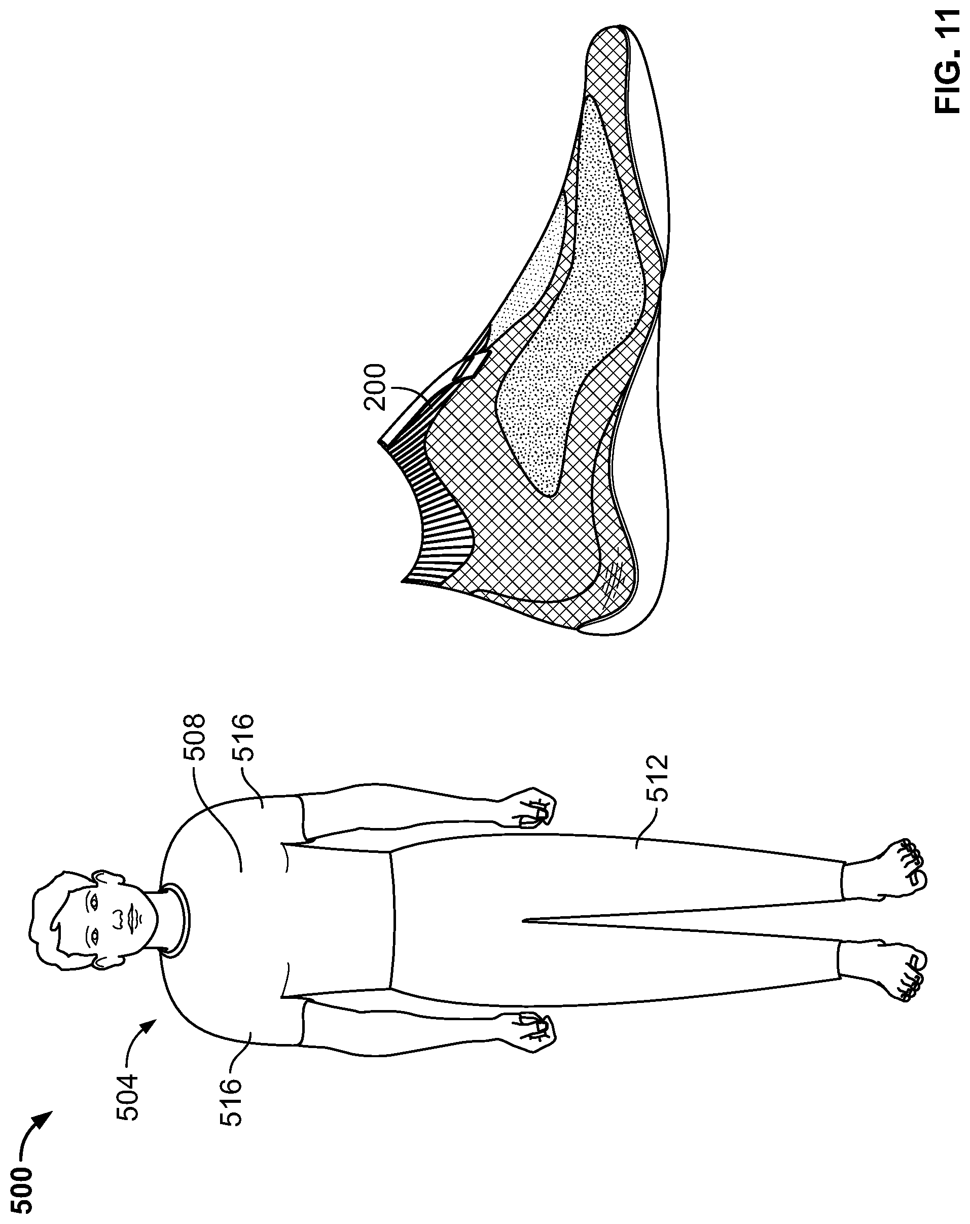 Patent US12317949 Figure 11 – Article of footwear